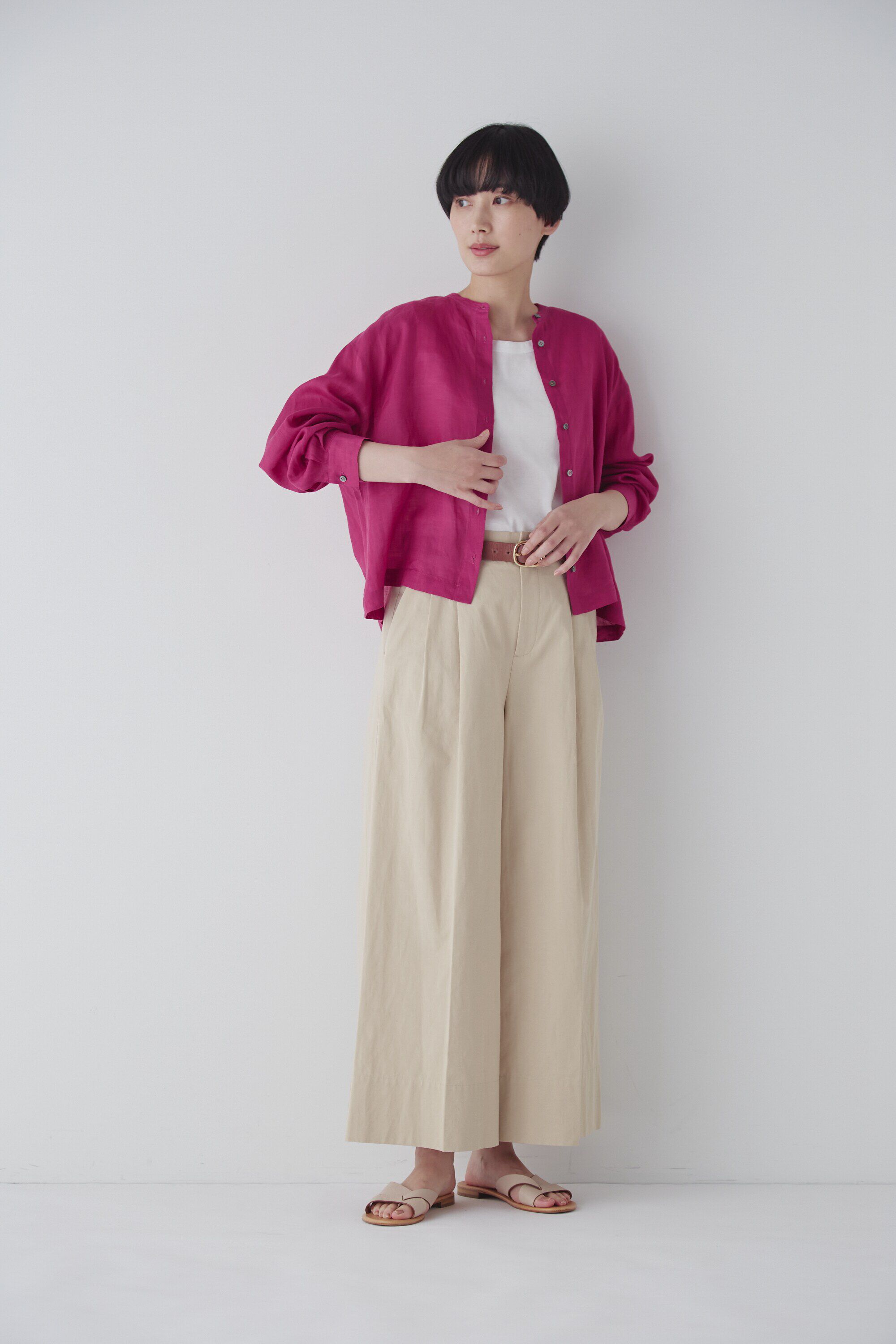  「◆１６０／１ラミーブラウス」|シャツ・ブラウス|