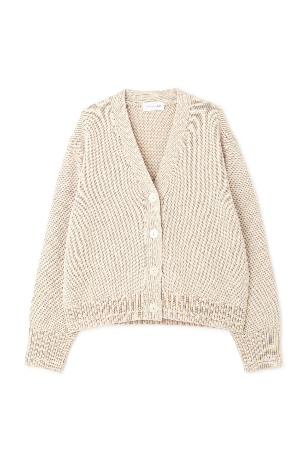  「◆ギマコットンＶネックカーディガン」|ニット・セーター|