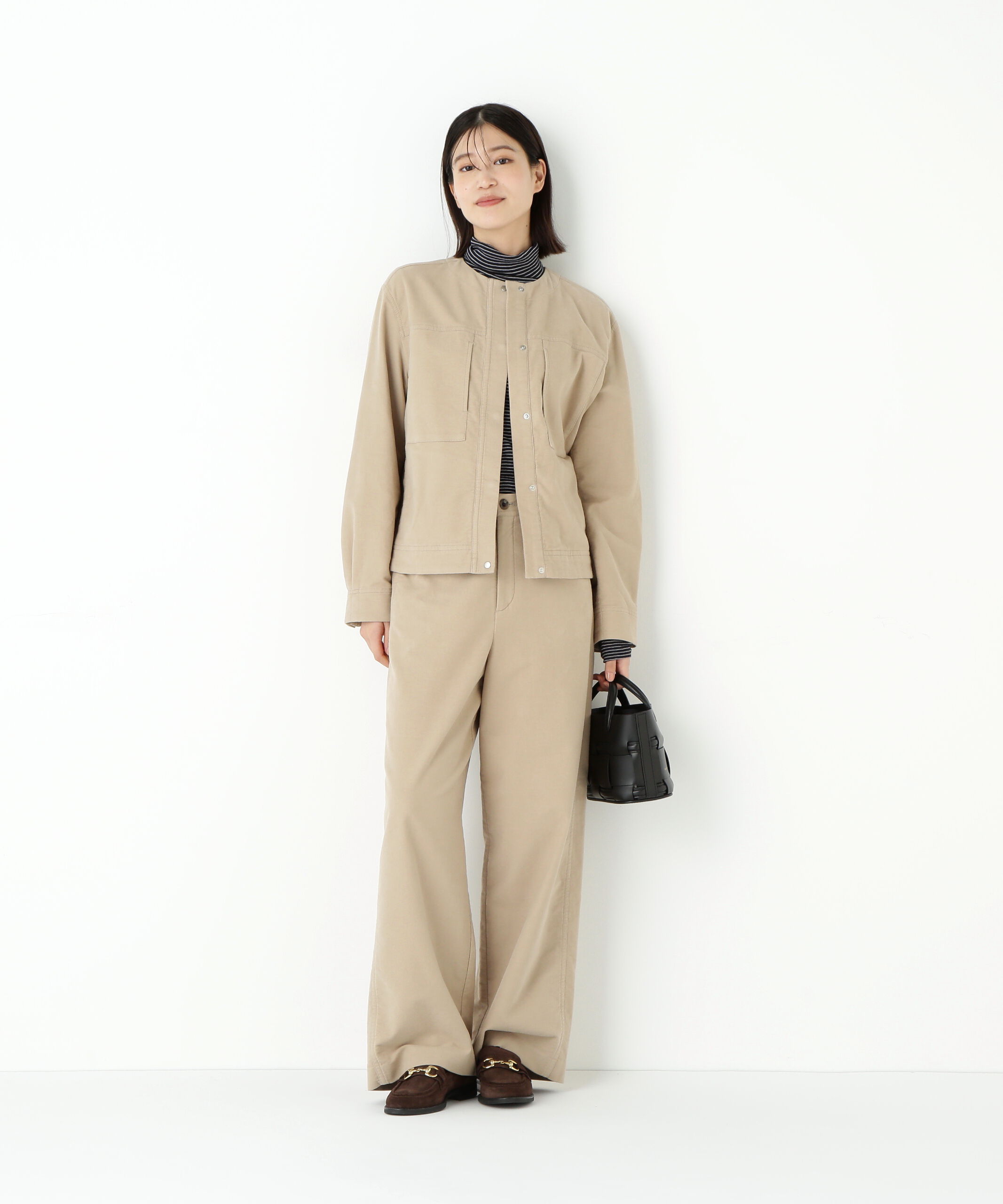  「◆ストレッチエアリードットコードセミワイドパンツ」|その他|