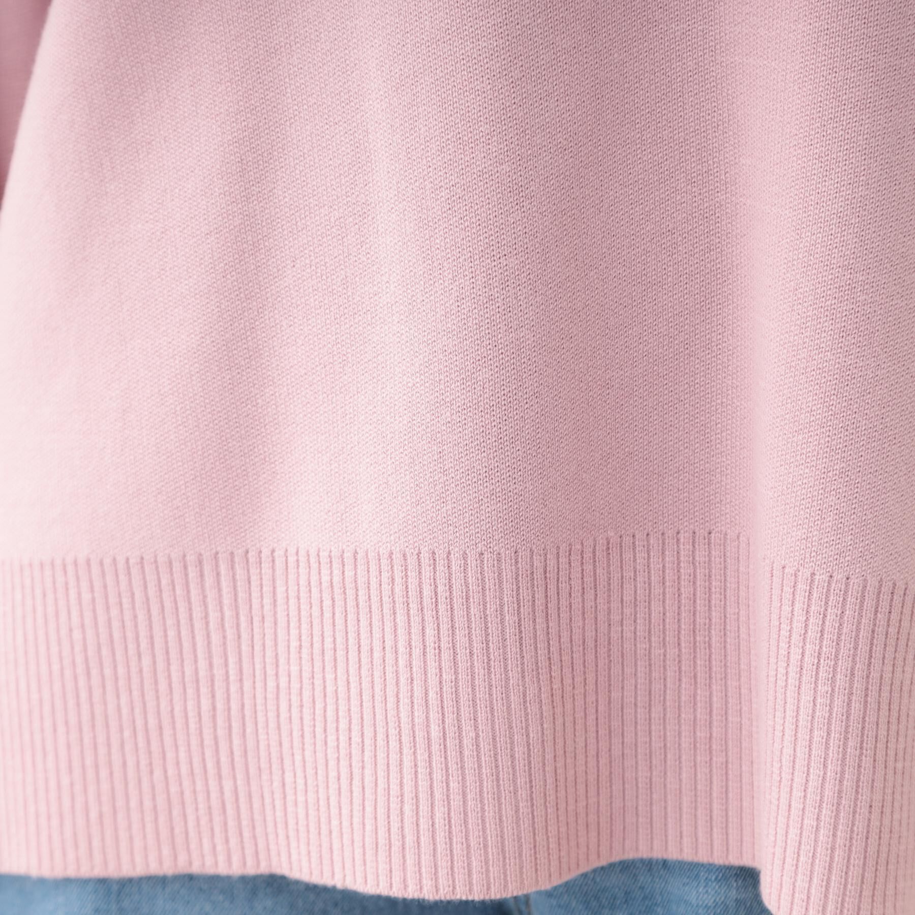 SHOO･LA･RUE「【S-LL/洗える】スウェットライク オーバーサイズニット」|ニット・セーター|