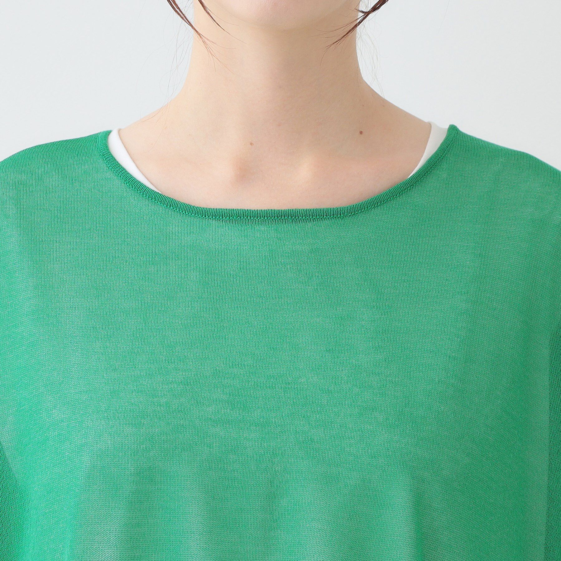 SHOO･LA･RUE「【2点セット】インせず着られるシアーニット＋タンクトップ」|その他|