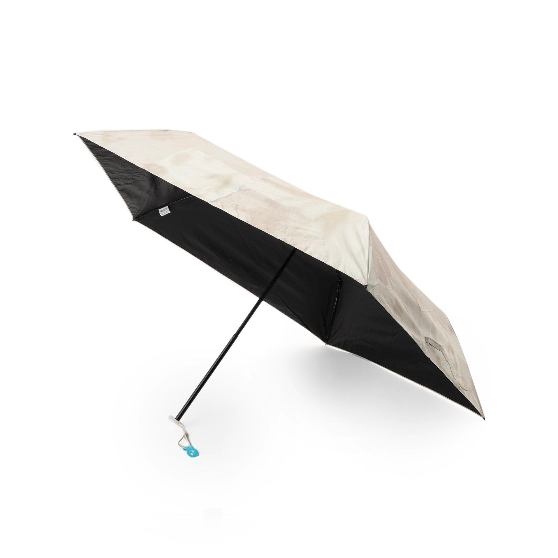 SHOO･LA･RUE「【折りたたみ傘/晴雨兼用】【Wpc．】遮光軽量プリント柄 ミニ」|傘|ベージュ(452)