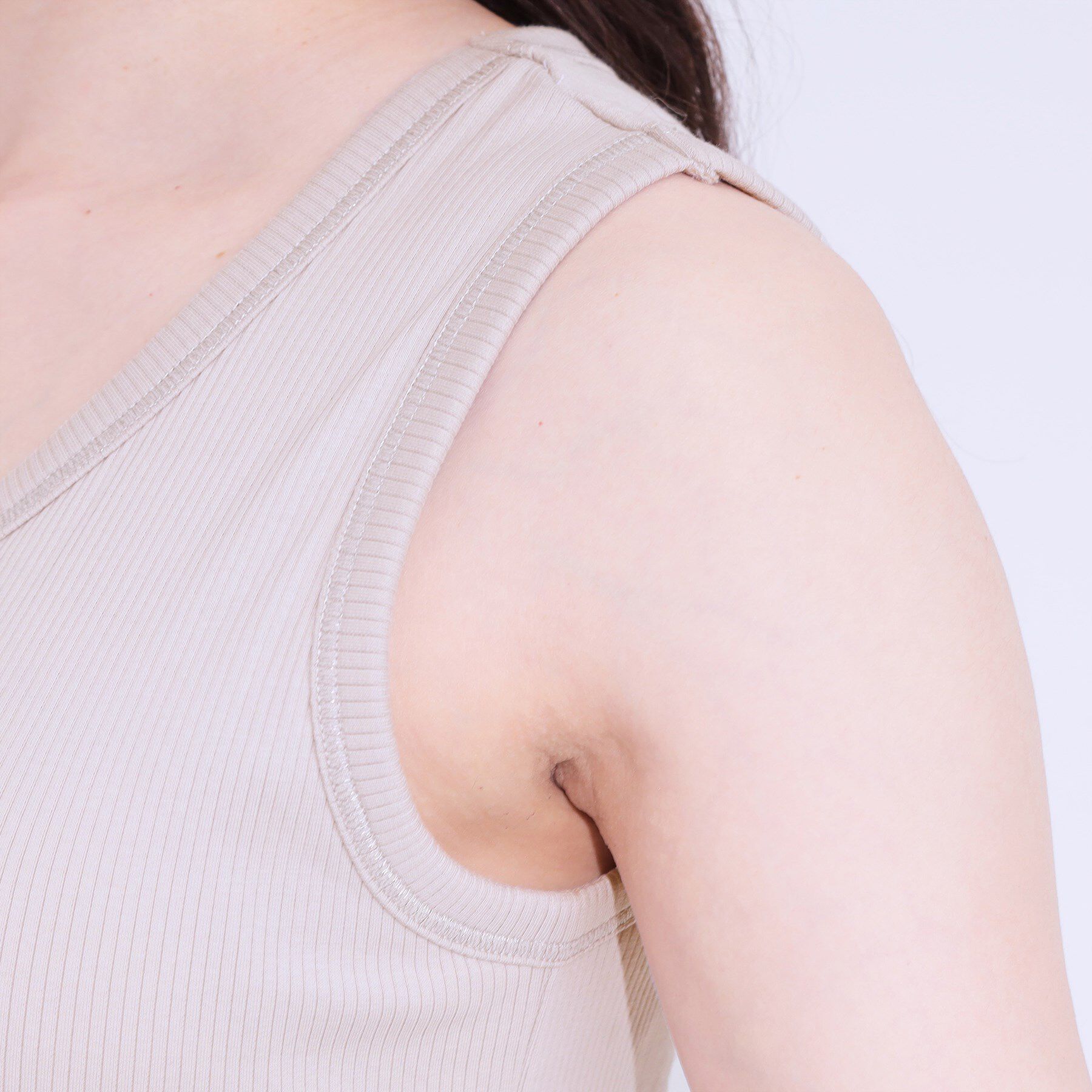 SHOO･LA･RUE「カップ付きテレコタンクトップ」|キャミソール|