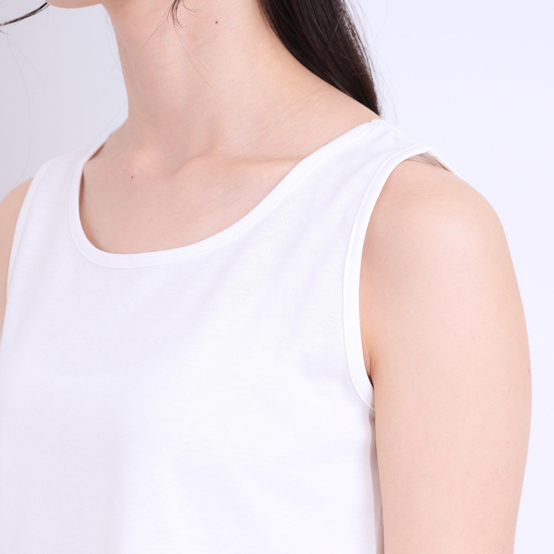 SHOO･LA･RUE「【S-LL/2点セット】インせず着られる はしごレース5分袖ブラウス」|シャツ・ブラウス|