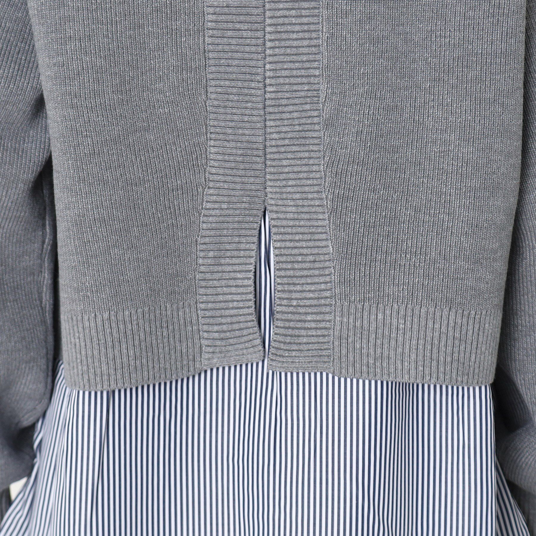 Dessin「【洗える】シャツレイヤード風ニット」|ニット・セーター|