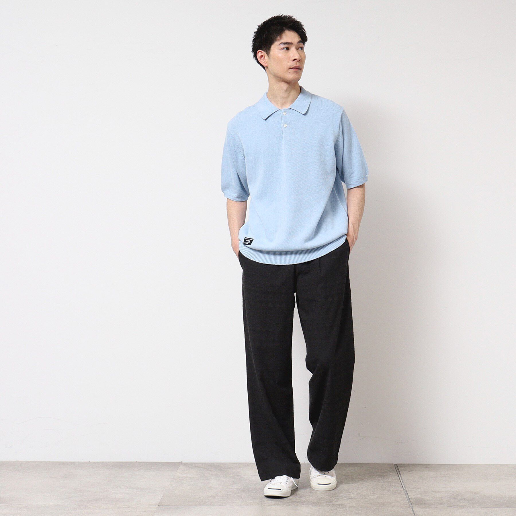 Dessin「【洗える】ニットポロシャツ」|ポロシャツ|