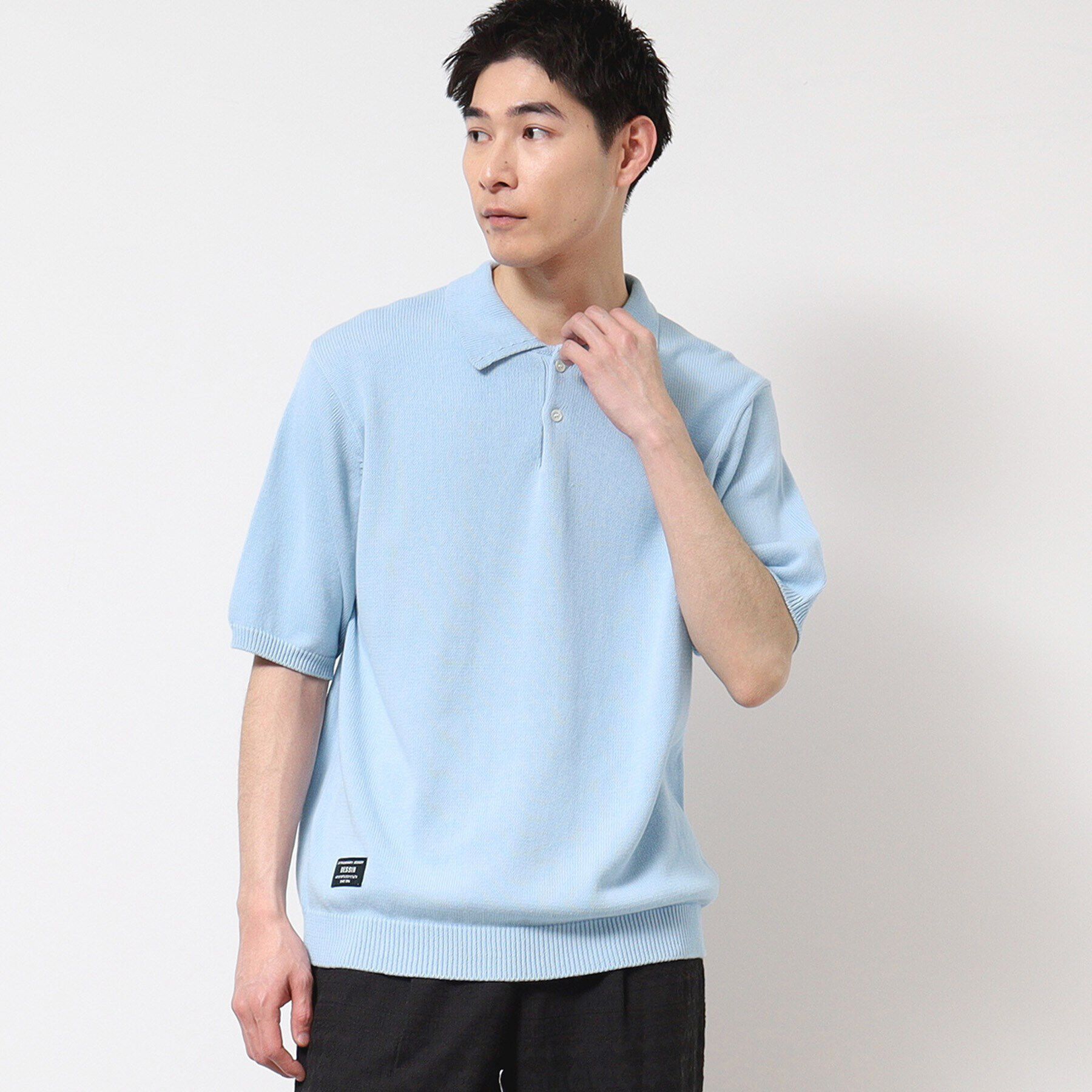 Dessin「【洗える】ニットポロシャツ」|ポロシャツ|