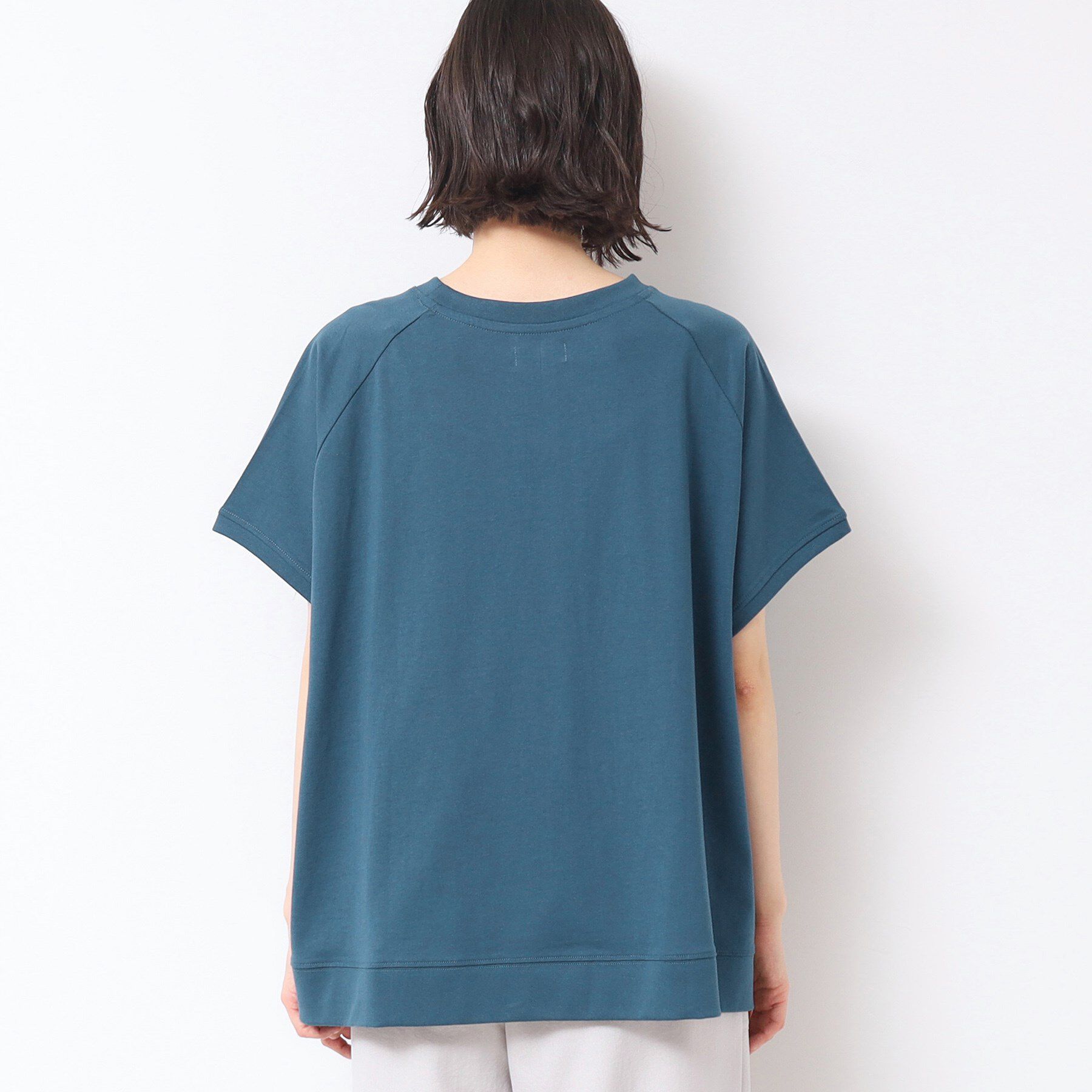 Dessin「【洗える】ワイドラグランスリーブカットソー（XS～L）」|Tシャツ・カットソー|