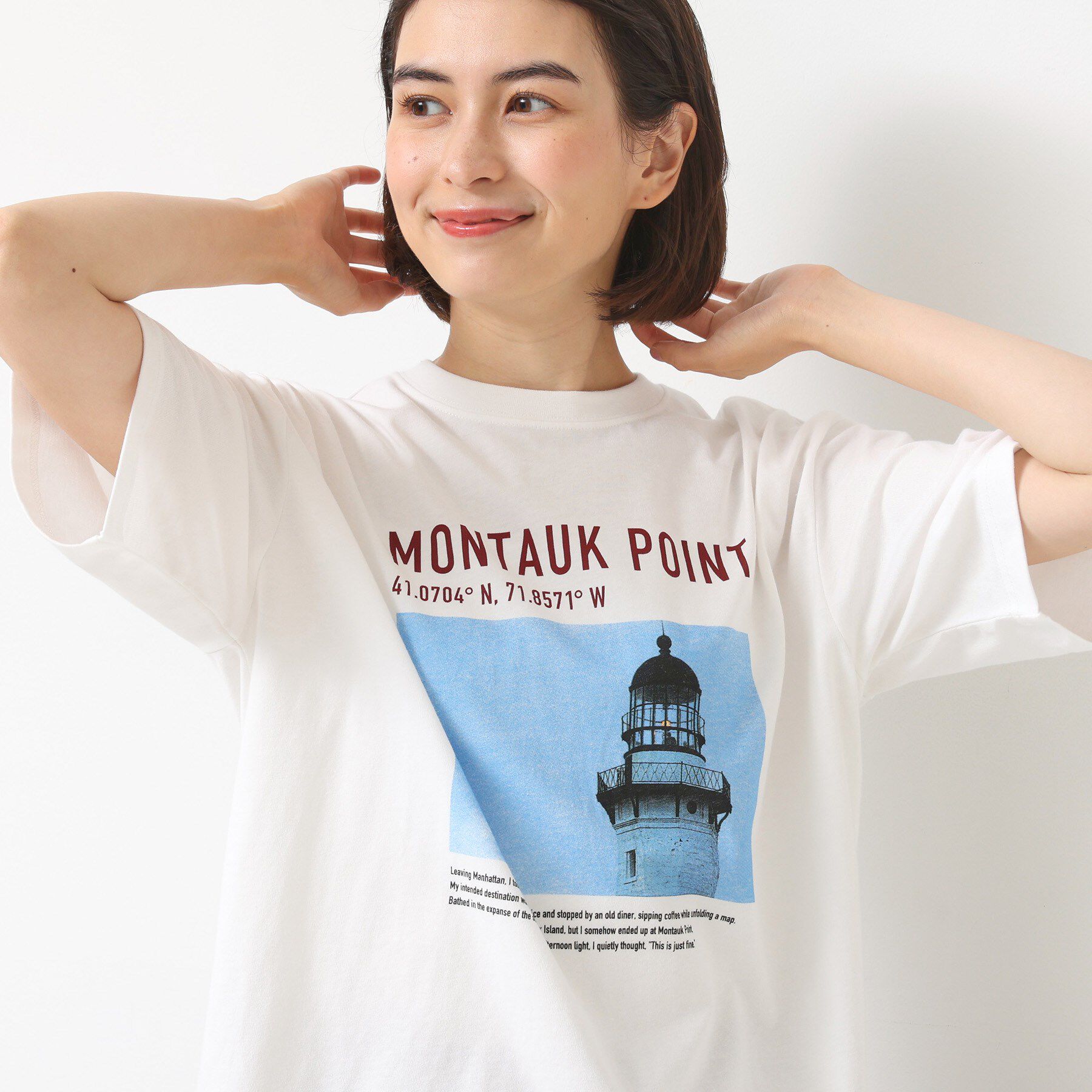 Dessin「【ユニセックス・洗える】オーガニックコットンロゴ入りTシャツ」|Tシャツ・カットソー|