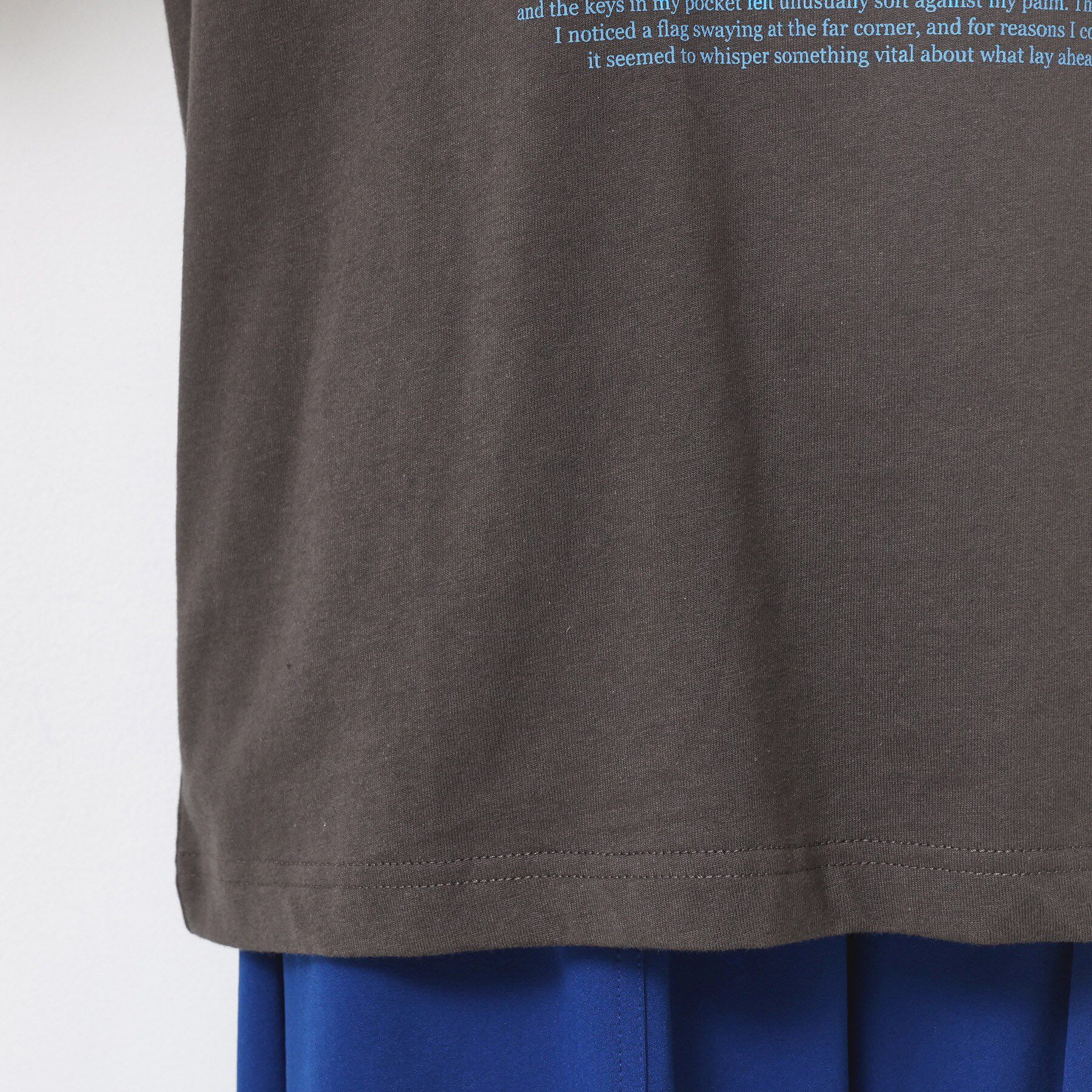 Dessin「【ユニセックス・洗える】オーガニックコットンロゴ入りTシャツ」|Tシャツ・カットソー|