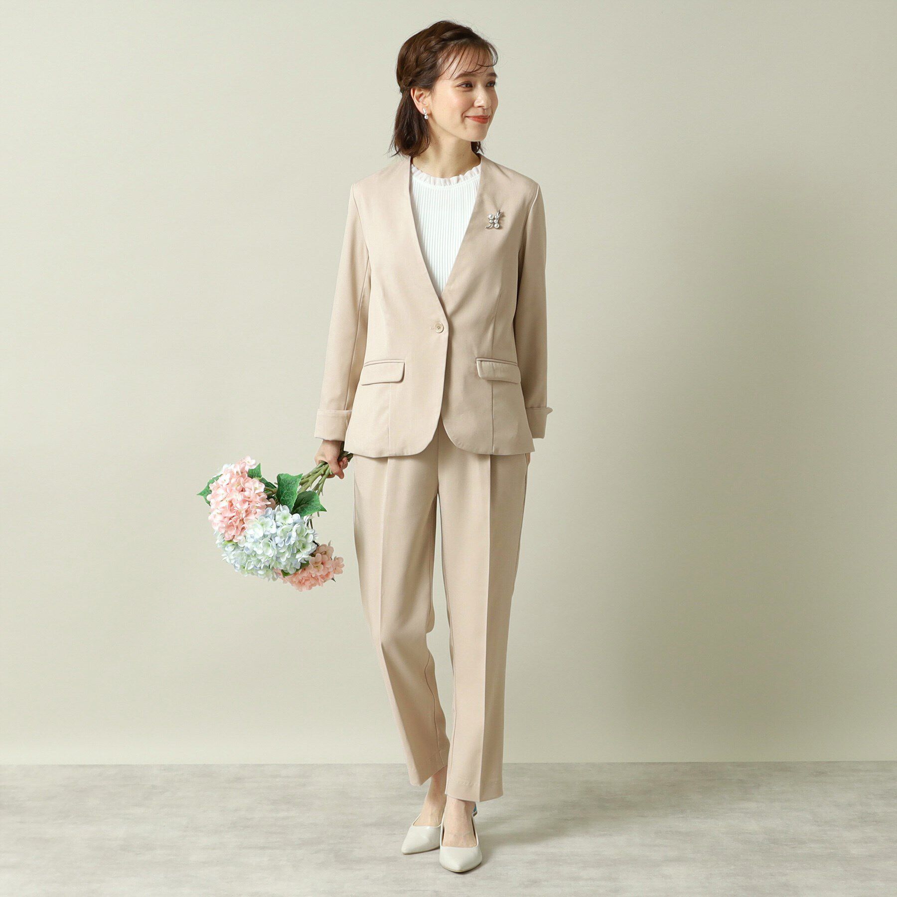 ITS&rsquo;DEMO「【通勤／手洗い可／吸水速乾】ツイルテーパードパンツ」|その他|