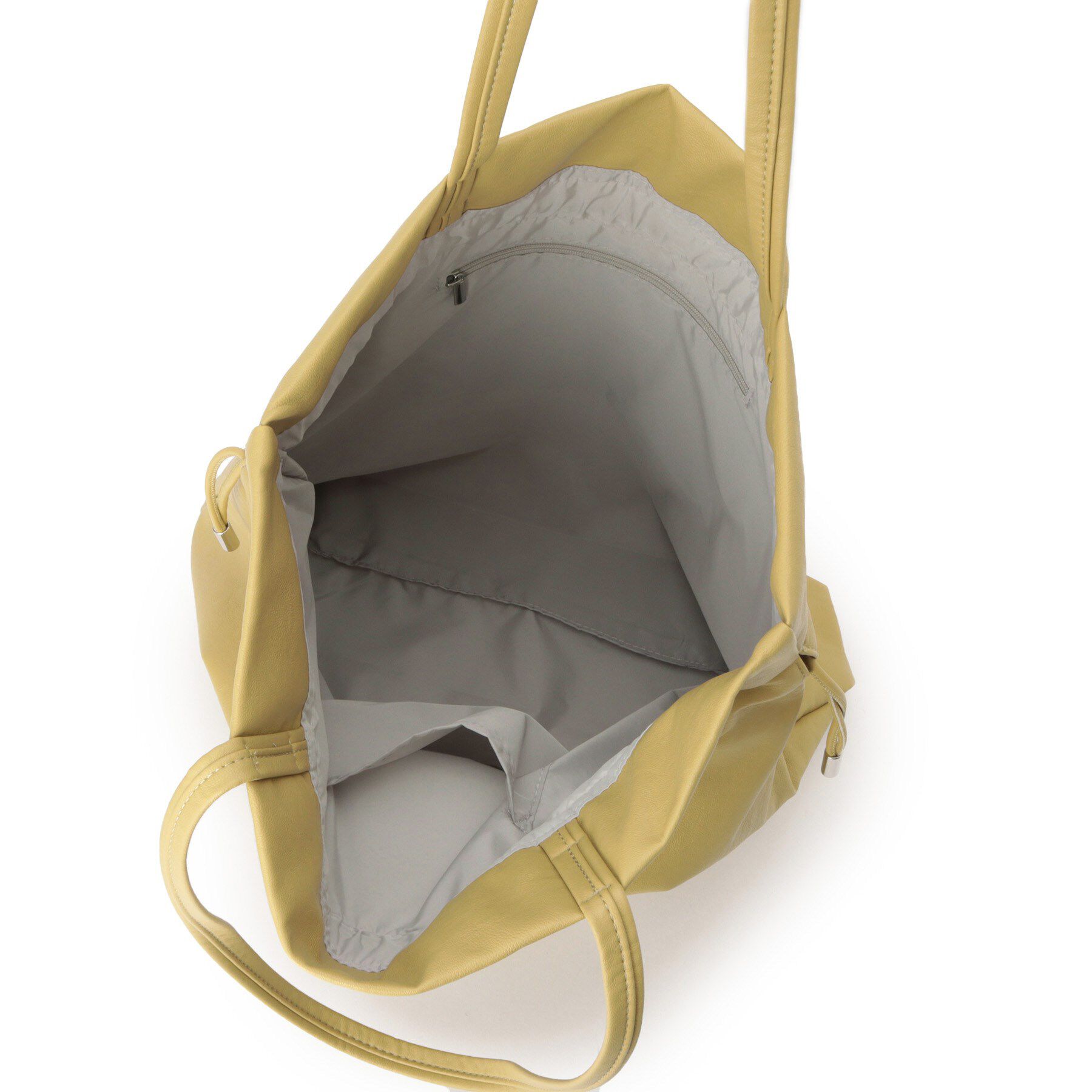 ITS&rsquo;DEMO「【A4対応】合皮巾着トート」|トートバッグ|