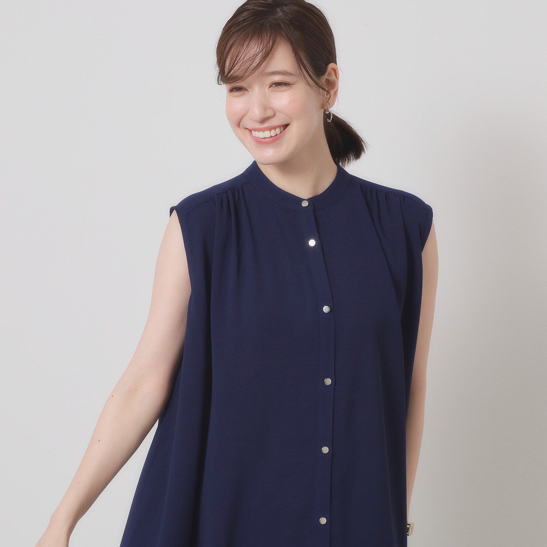 ITS&rsquo;DEMO「【接触冷感／手洗い可】前開きワンピース」|ワンピース|