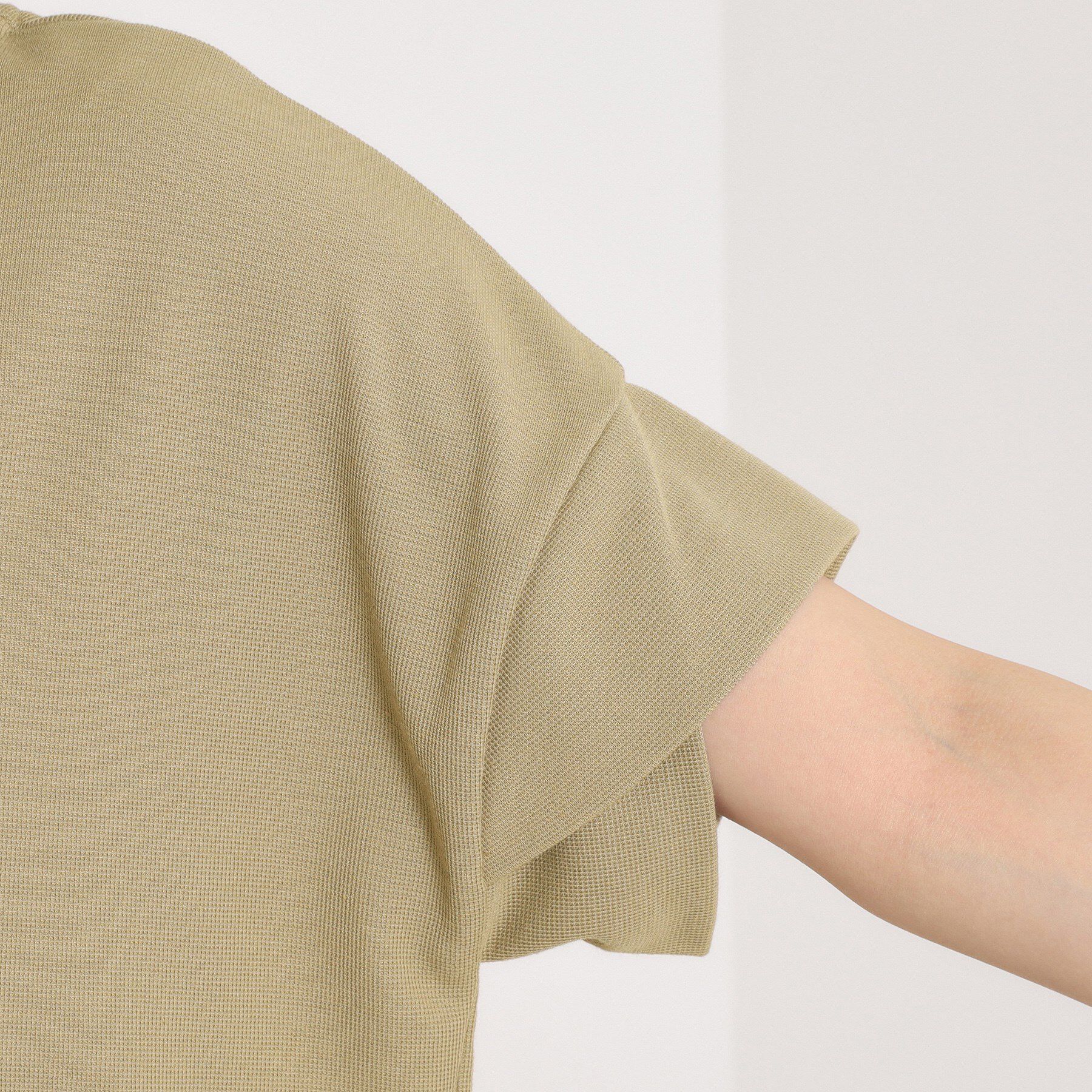 ITS&rsquo;DEMO「【接触冷感／吸水速乾／洗濯機OK】サカリバ袖タックプルオーバー」|Tシャツ・カットソー|