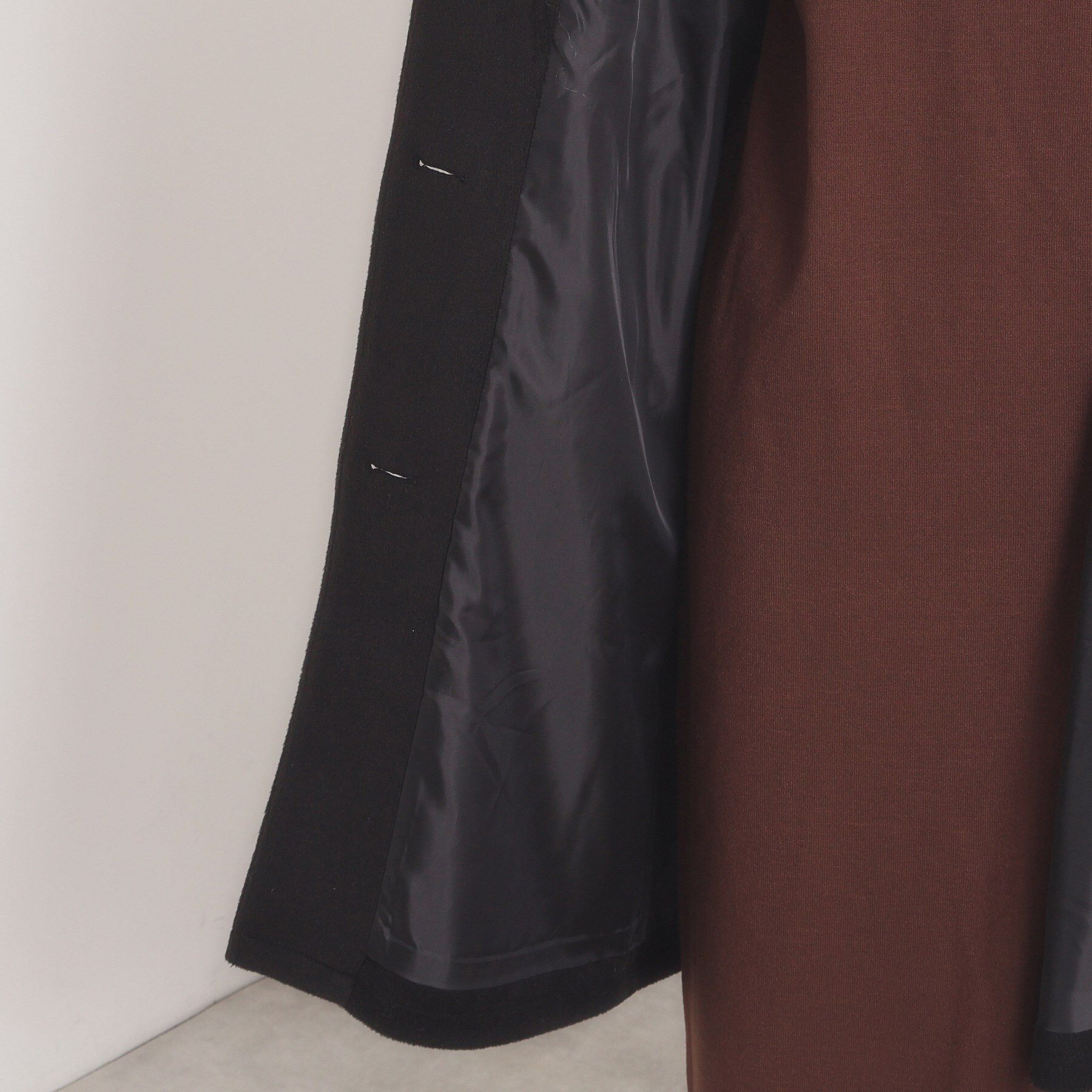 ITS&rsquo;DEMO「モッサ風ロングコート」|ステンカラーコート|