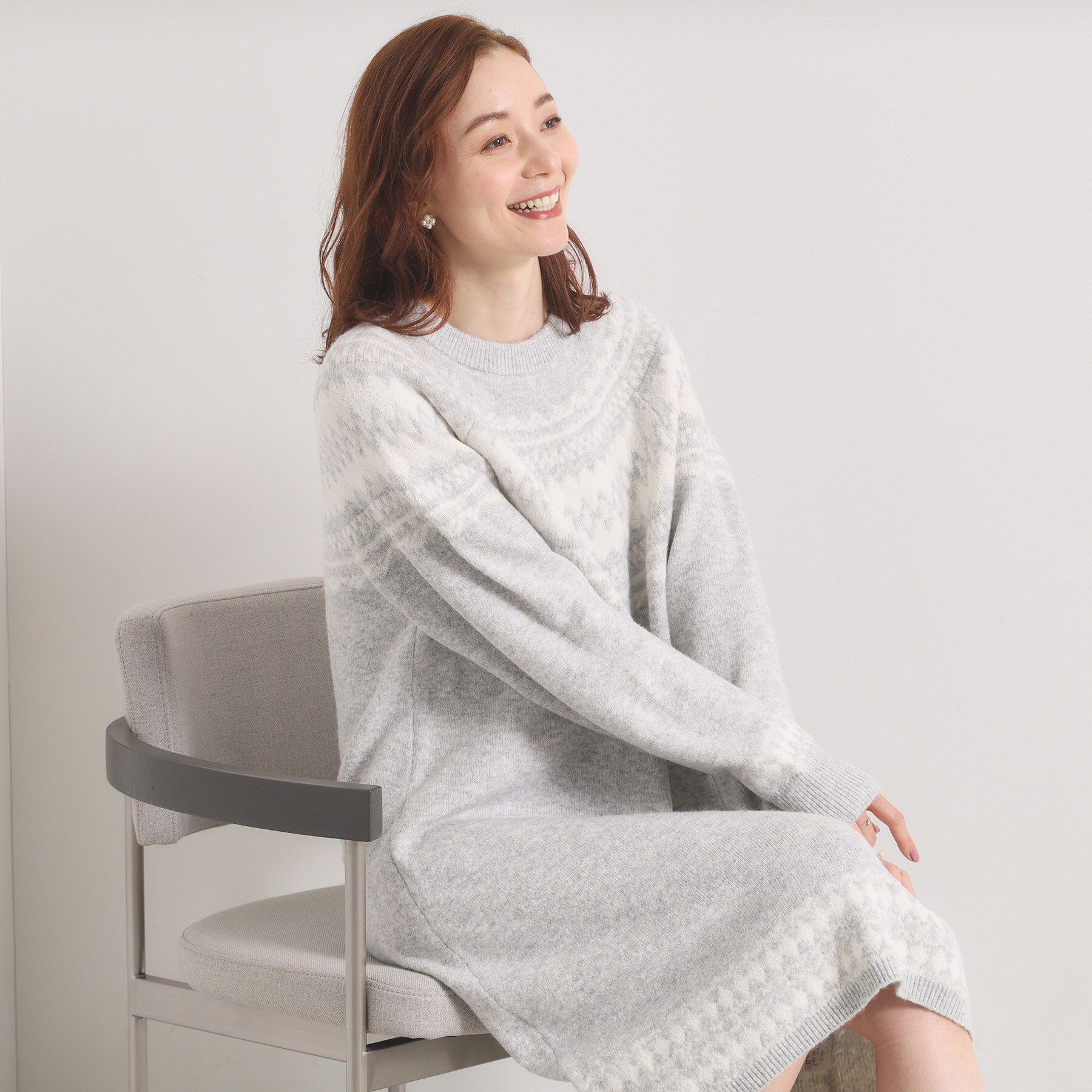 ITS&rsquo;DEMO「【手洗い可】求心ニットワンピース」|ワンピース|