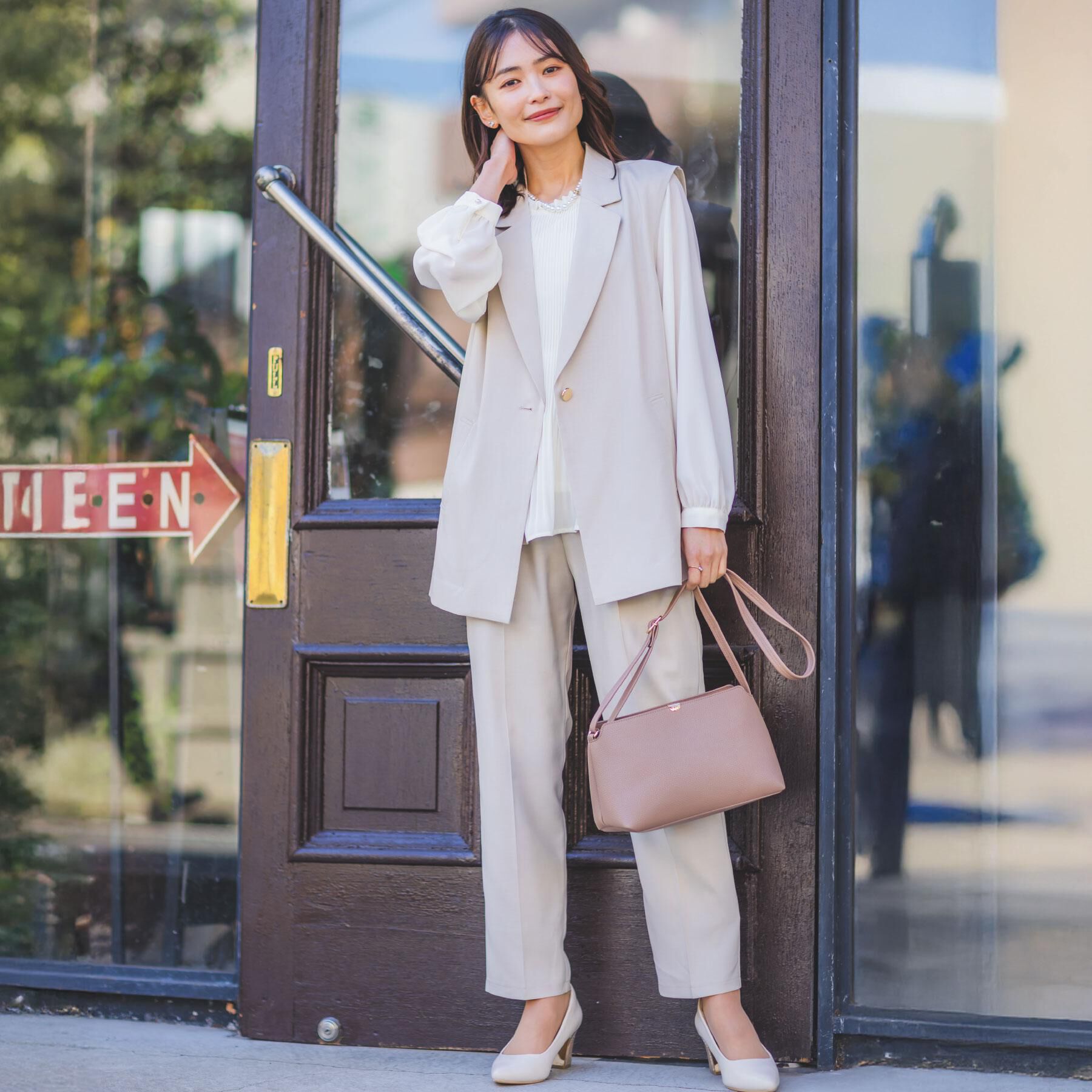 ITS&rsquo;DEMO「【洗濯機OK／イージーケア】ツイルストレッチジレ」|ベスト・ジレ|