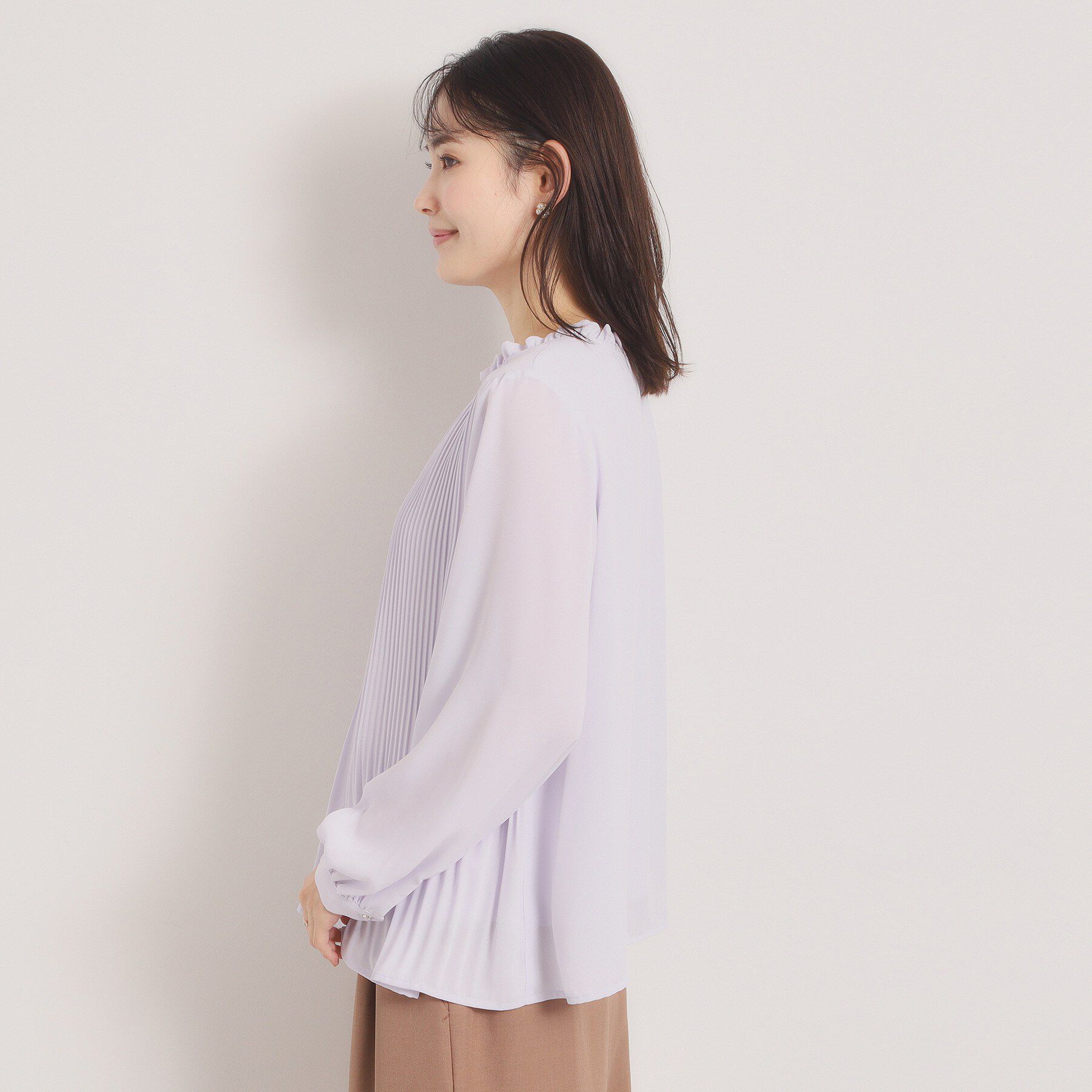 ITS&rsquo;DEMO「【手洗い可】プリーツブラウス」|シャツ・ブラウス|