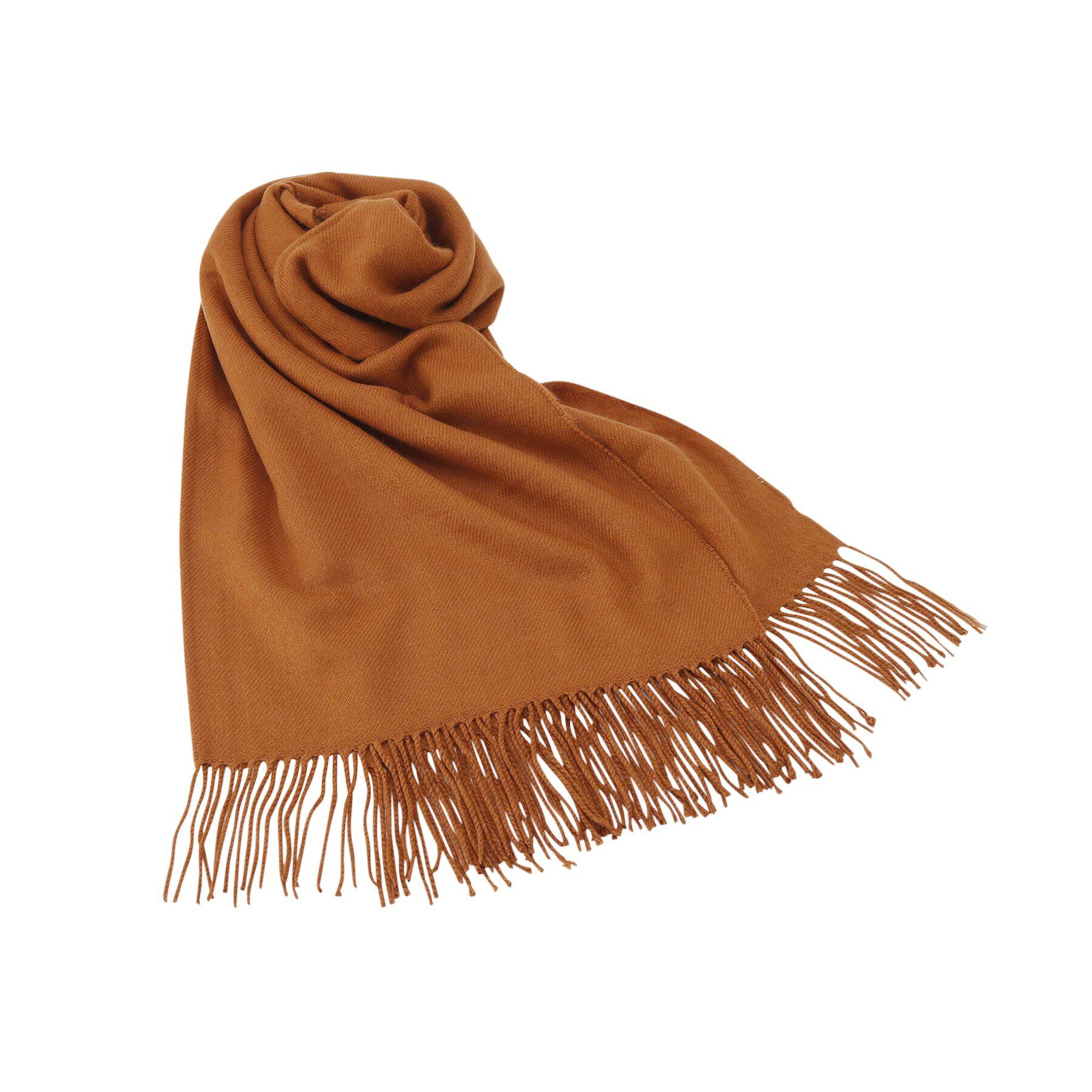 Ober Tashe「洗えるシンプルカラーストール 累計販売約5000枚【防寒／マフラー／無地／ギフト】」|ストール|キャメル(441)