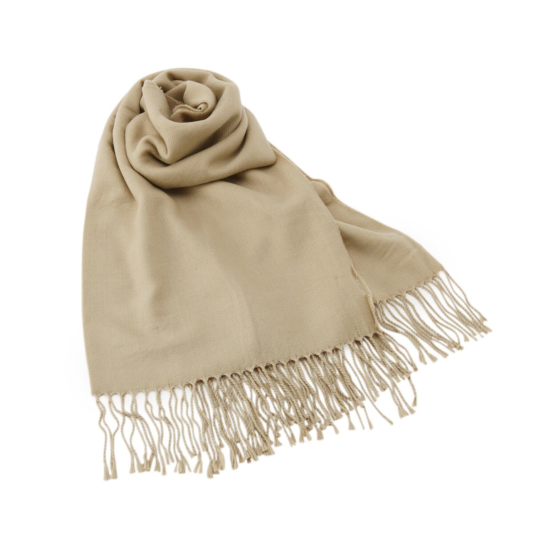 Ober Tashe「洗えるシンプルカラーストール 累計販売約5000枚【防寒／マフラー／無地／ギフト】」|ストール|ベージュ(452)