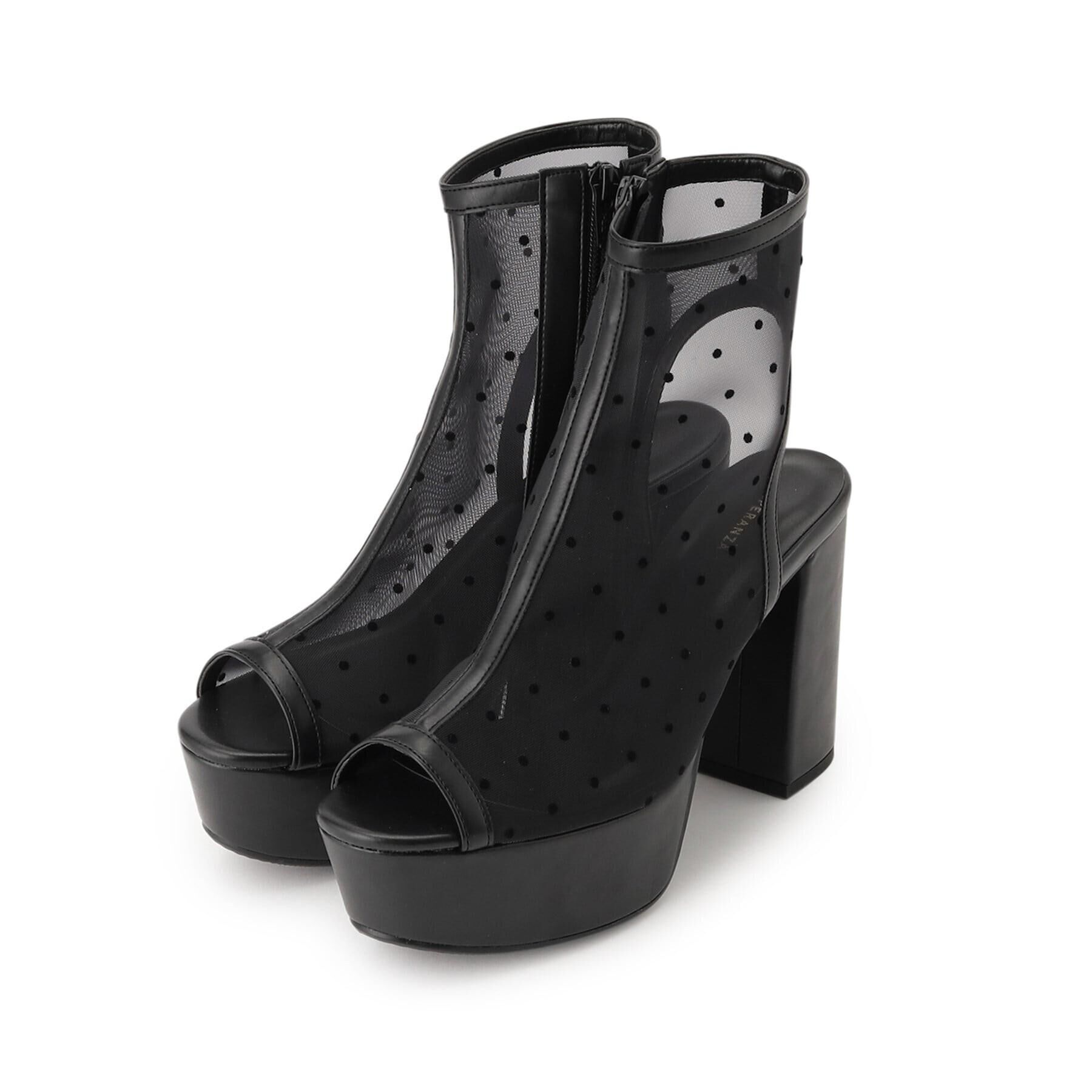 ESPERANZA「厚底ラク盛りブーツヒールサンダル」|ショートブーツ|