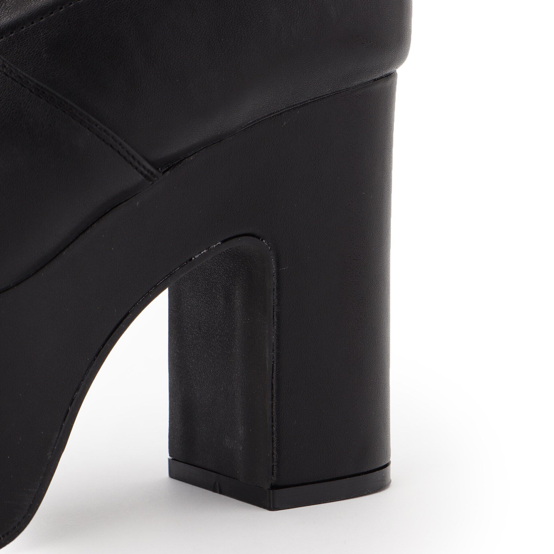 csT&P「スクウェアヒールストレッチブーツ」|ショートブーツ|