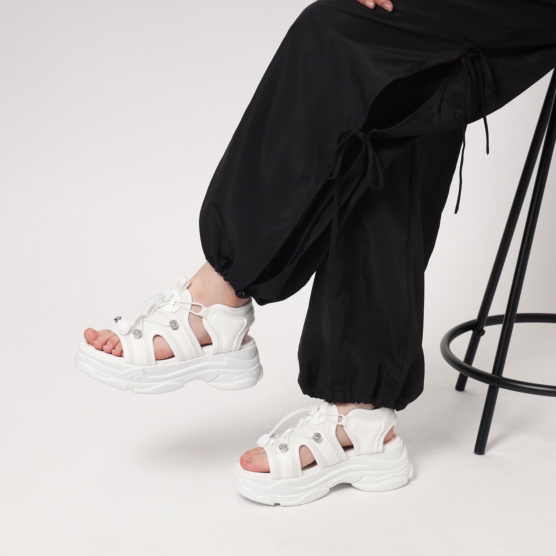 csT&P「軽量 厚底ビジュースポサン」|サンダル|