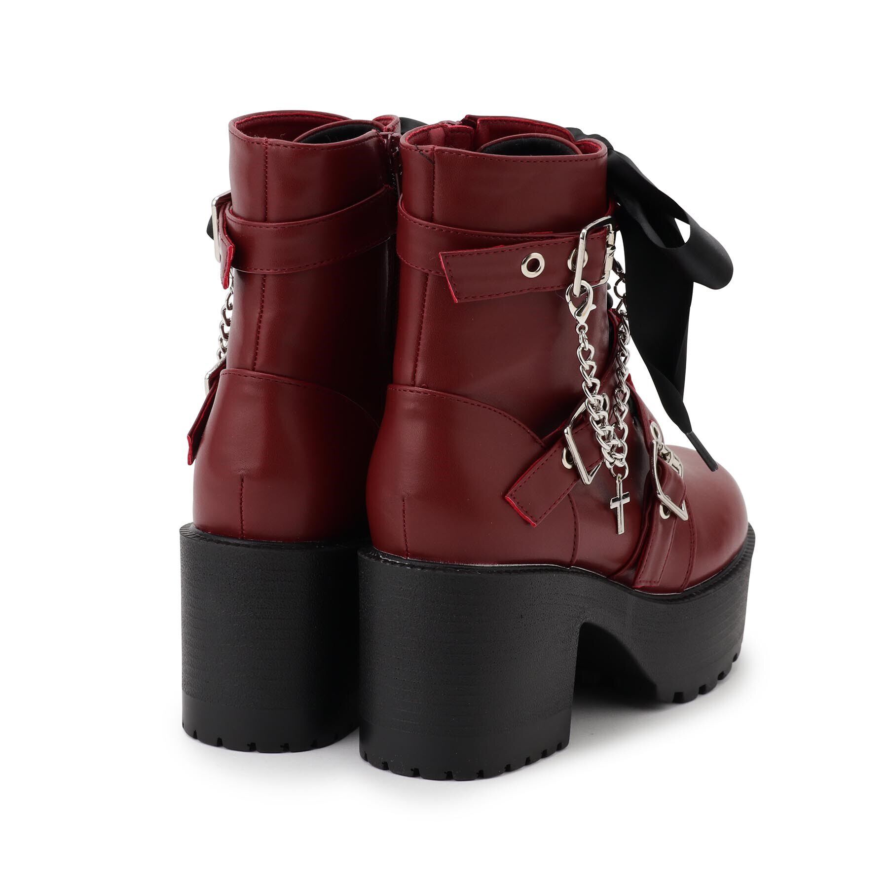 csT&P「厚底&times;コウモリ&times;十字架スニーカー」|ショートブーツ|