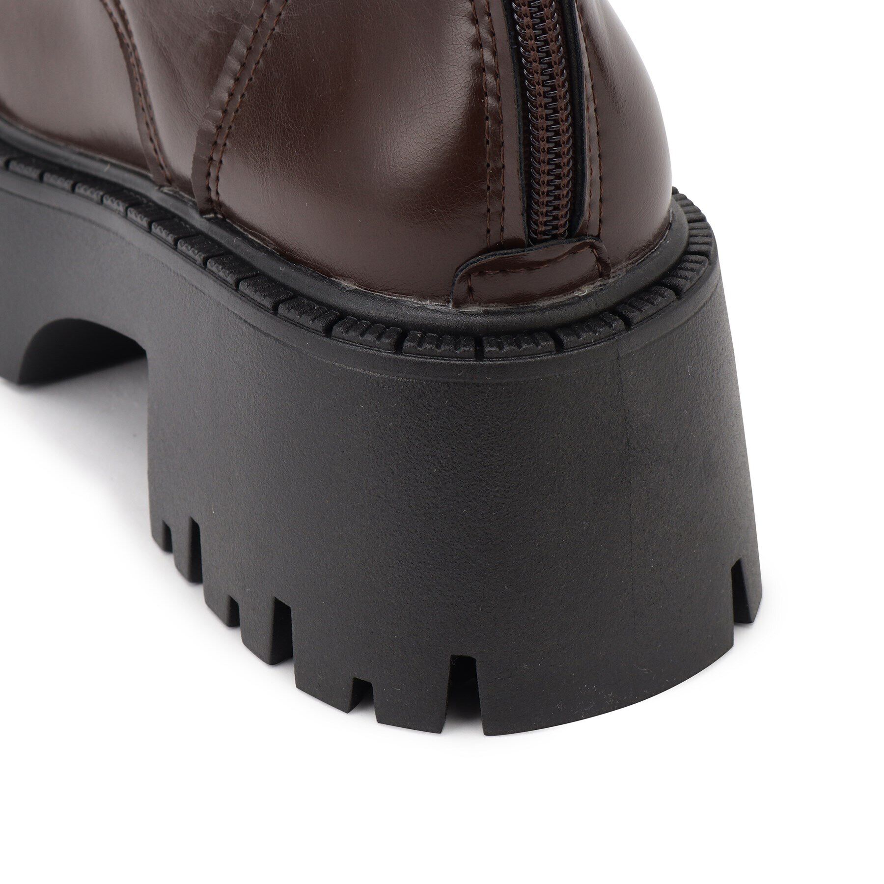 csT&P「厚底ダブルベルトレースアップブーツ」|ショートブーツ|