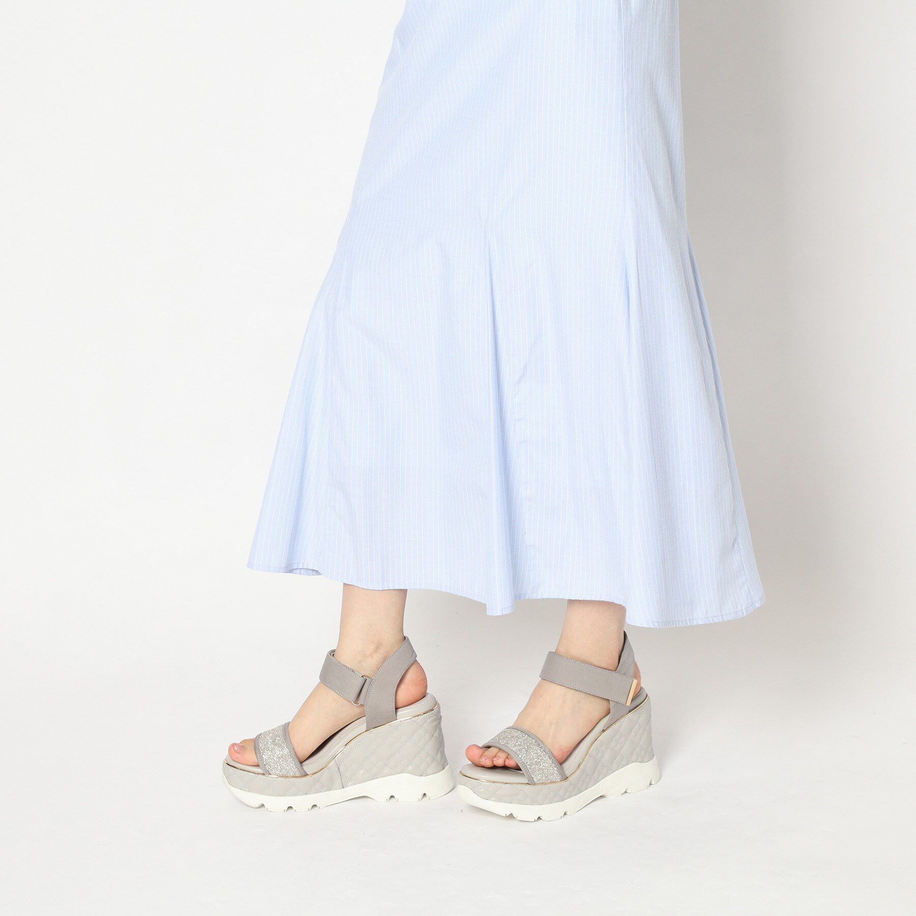 ESPERANZA「キルティングウェッジソールスポサン」|サンダル|