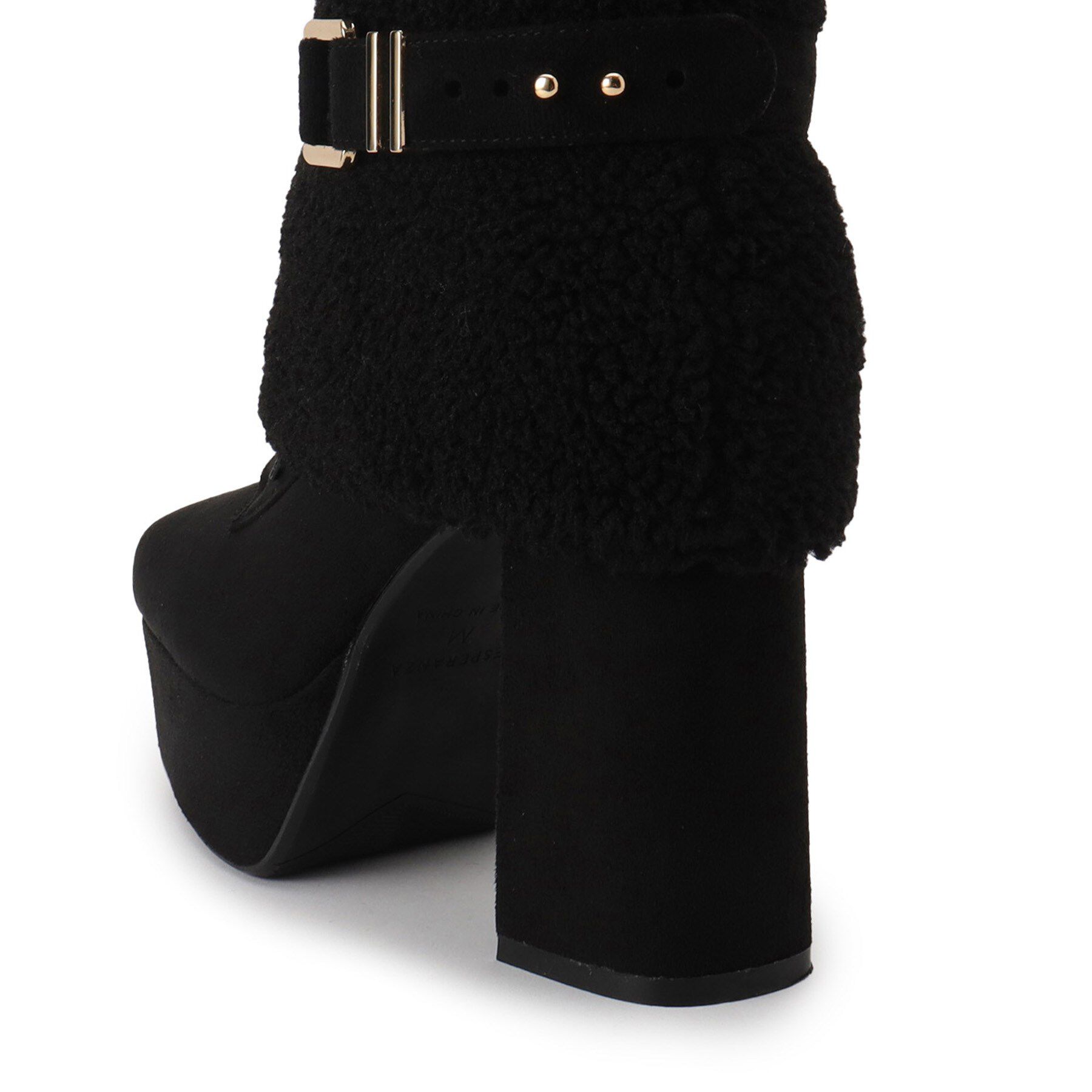 ESPERANZA「【ラク盛り／ショートブーツ】リピーター続出／脚長美脚 3WAYボアレースアップショートブーツ」|ショートブーツ|