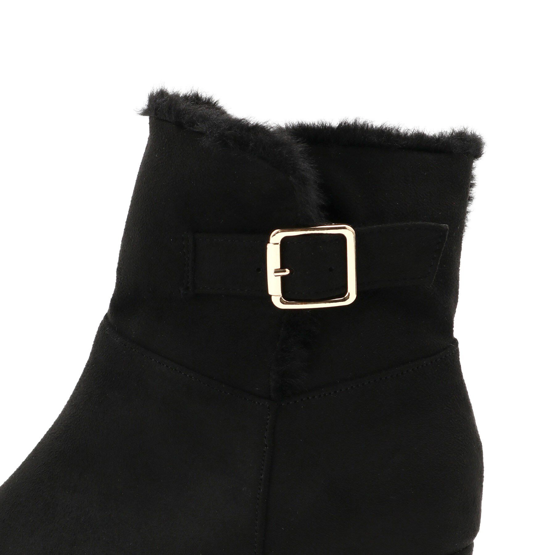 ESPERANZA「折り返しフェイクファー2WAYショートブーツ」|ショートブーツ|