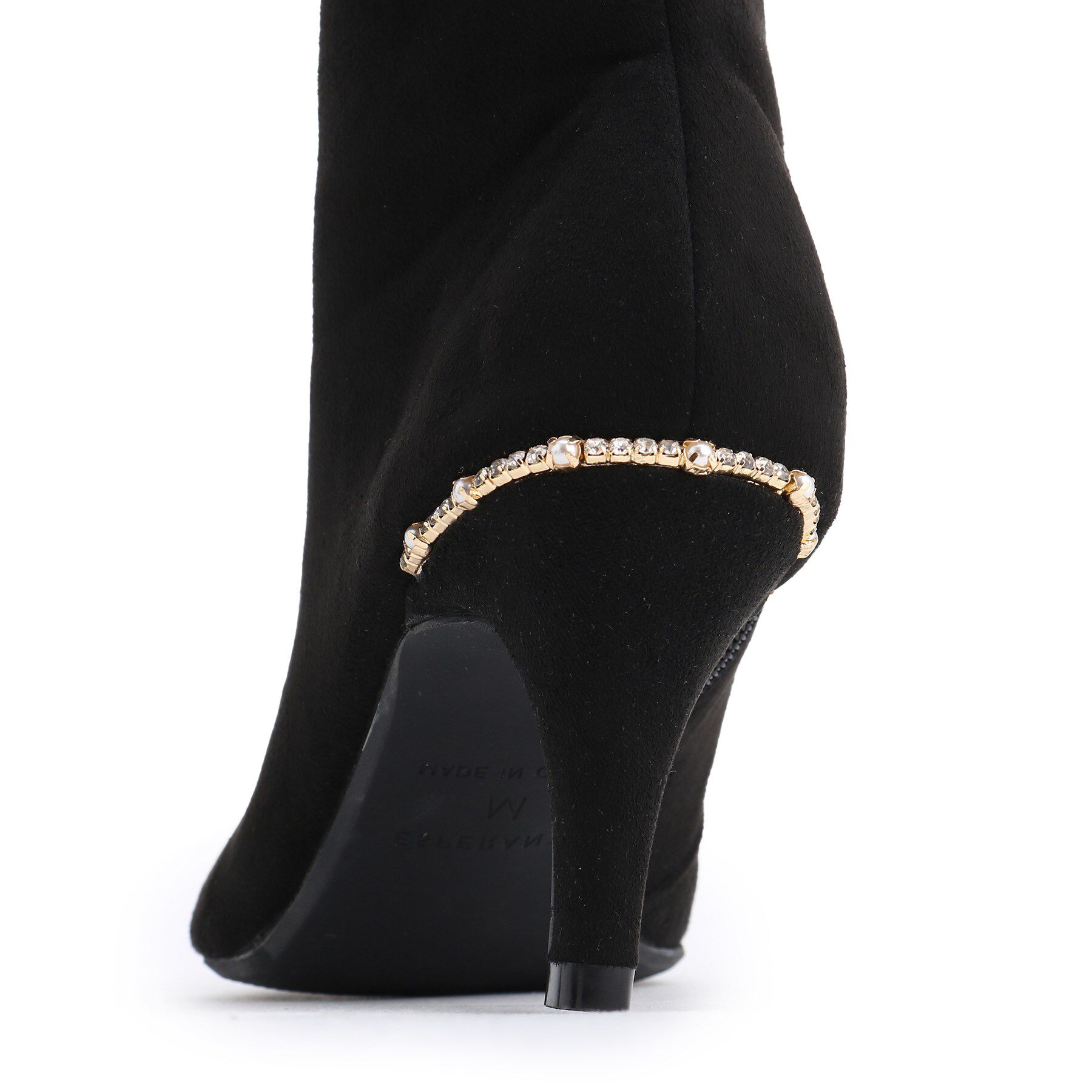 ESPERANZA「ジュエルヒールショートブーツ」|ショートブーツ|