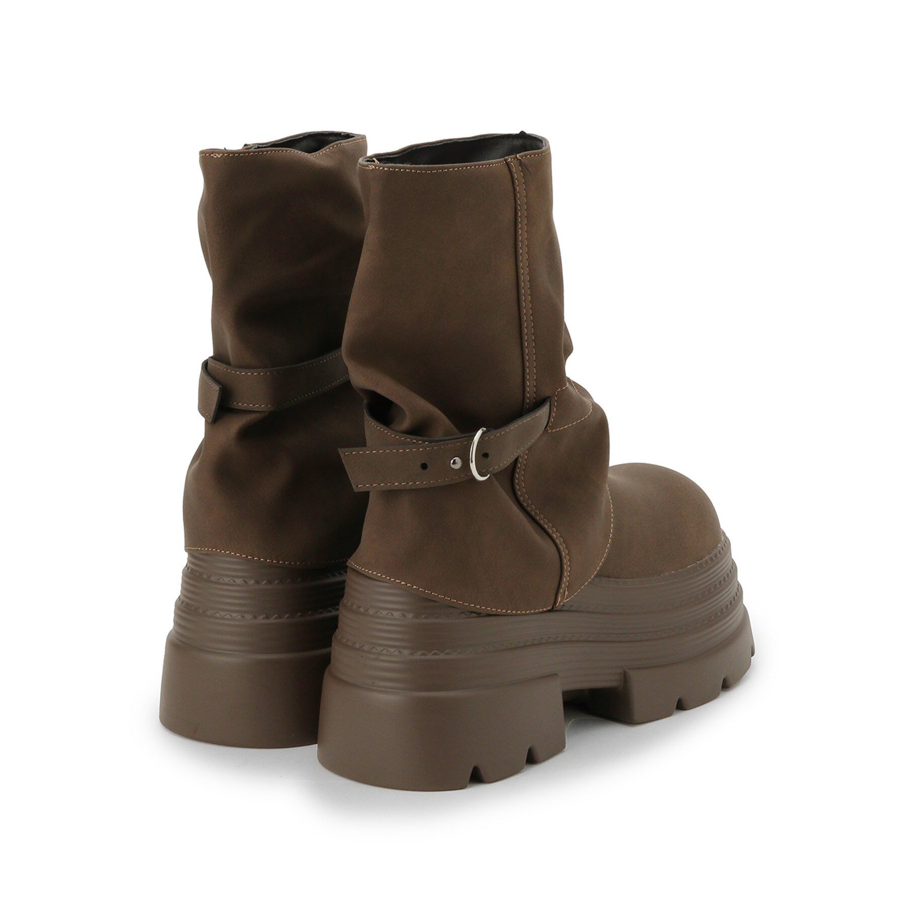 csT&P「厚底カバーブーツ」|ショートブーツ|