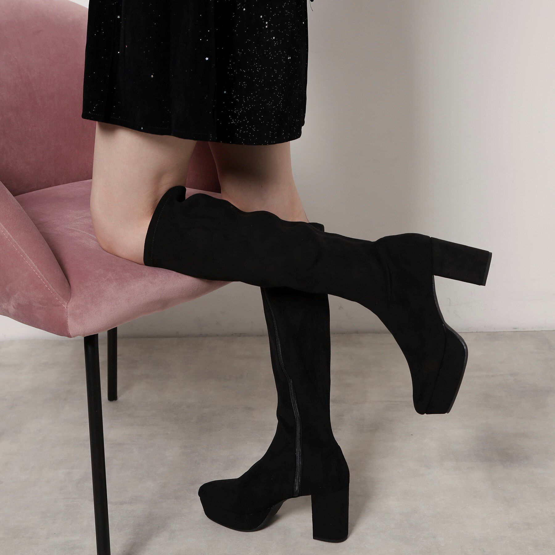 ESPERANZA「ゆる傾斜ロングブーツ」|ショートブーツ|