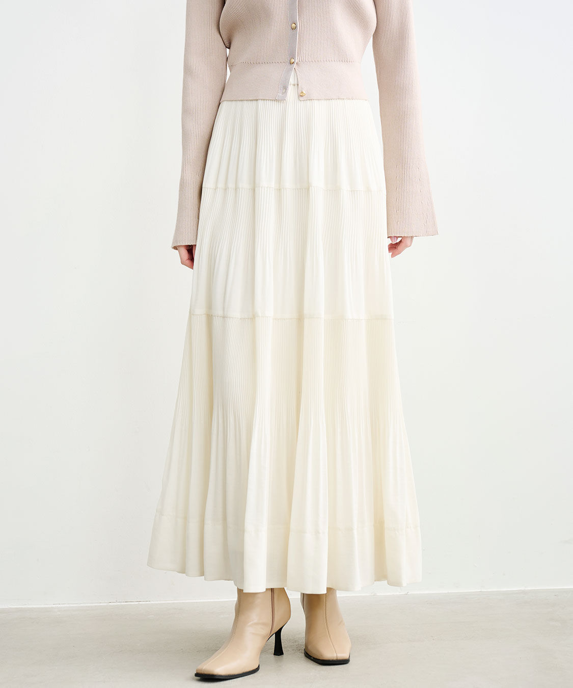 COCO DEAL「ティアードプリーツスカート」|スカート|