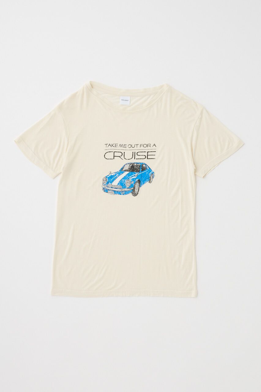 MOUSSY「DAD&rsquo;S CAR Tシャツ」|Tシャツ・カットソー|ECRU