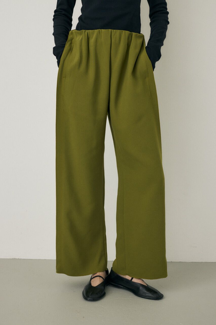MOUSSY「リラックスワイドパンツ　リサイクルポリエステル使用」|その他|GRN