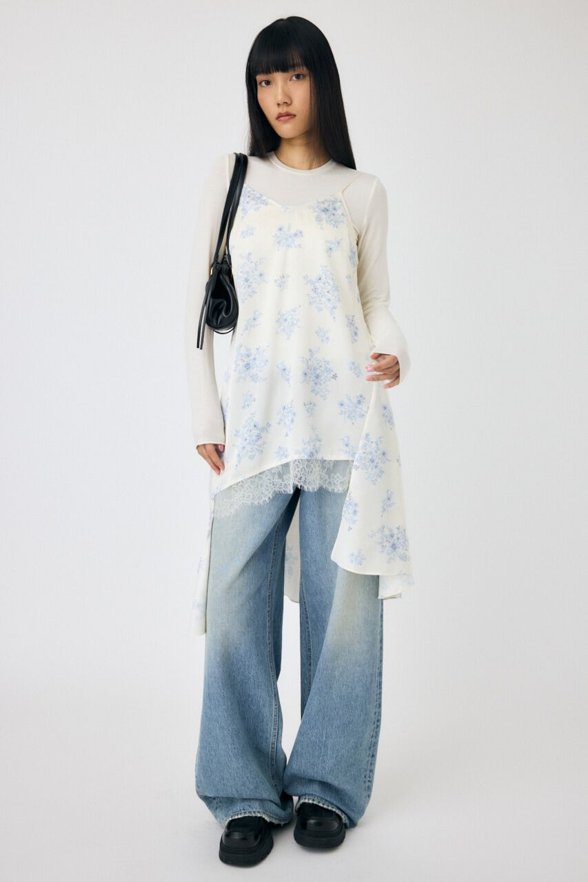 MOUSSY「WASHER スリップドレス」|ワンピース|柄WHT5