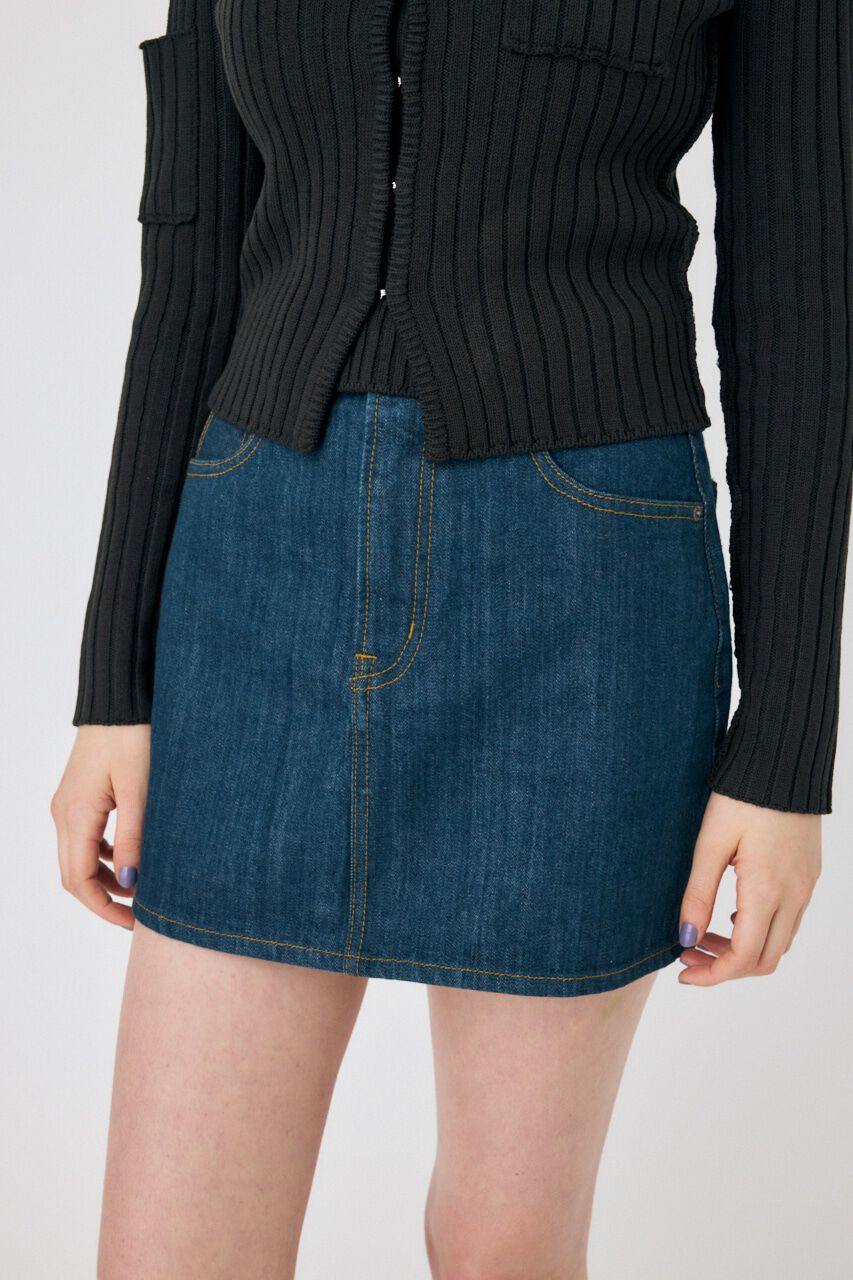 MOUSSY「TINTED DENIM ミニスカート」|スカート|