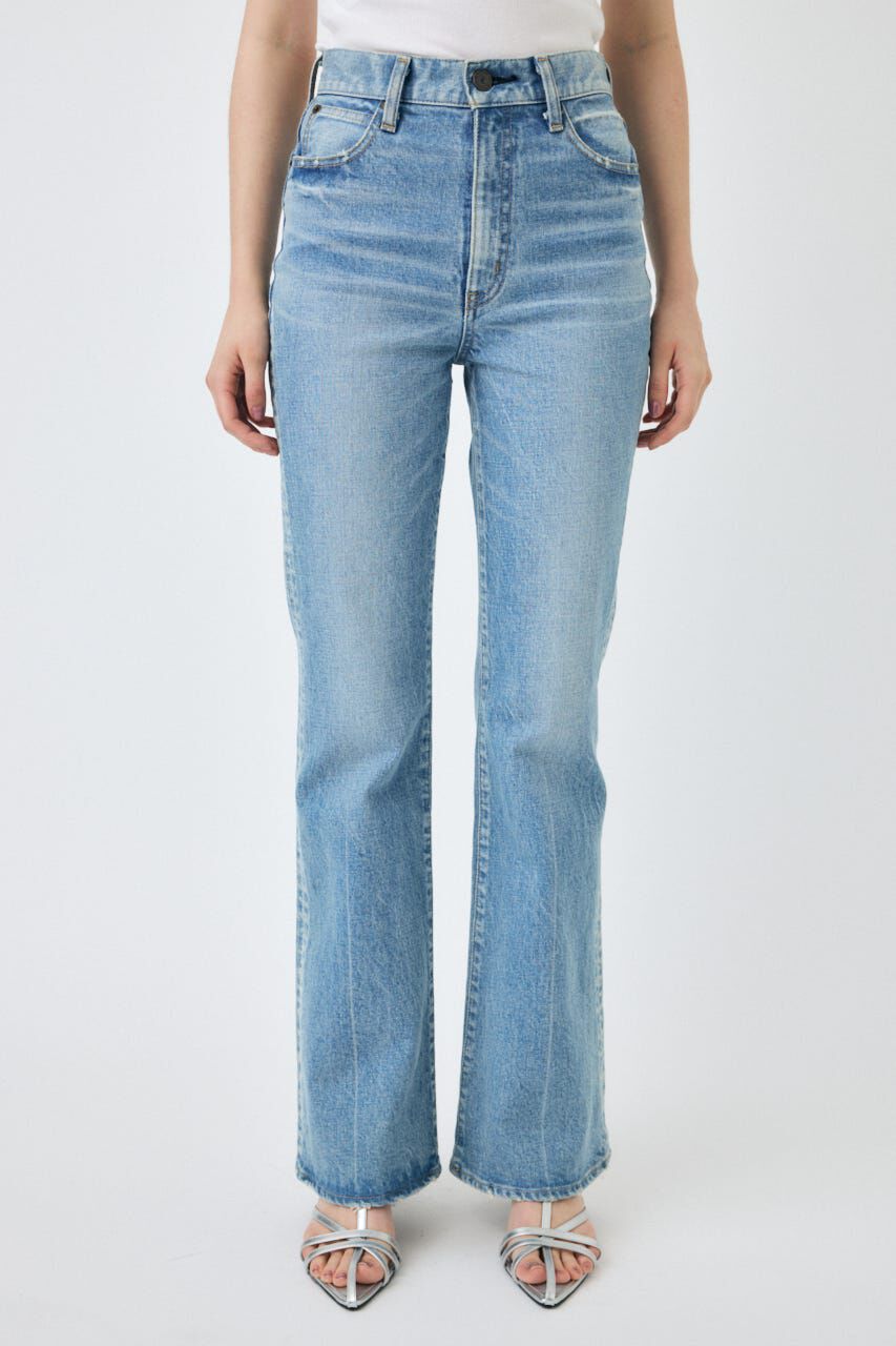 MOUSSY「MVS L/BLU FLARE」|デニム|L/BLU1
