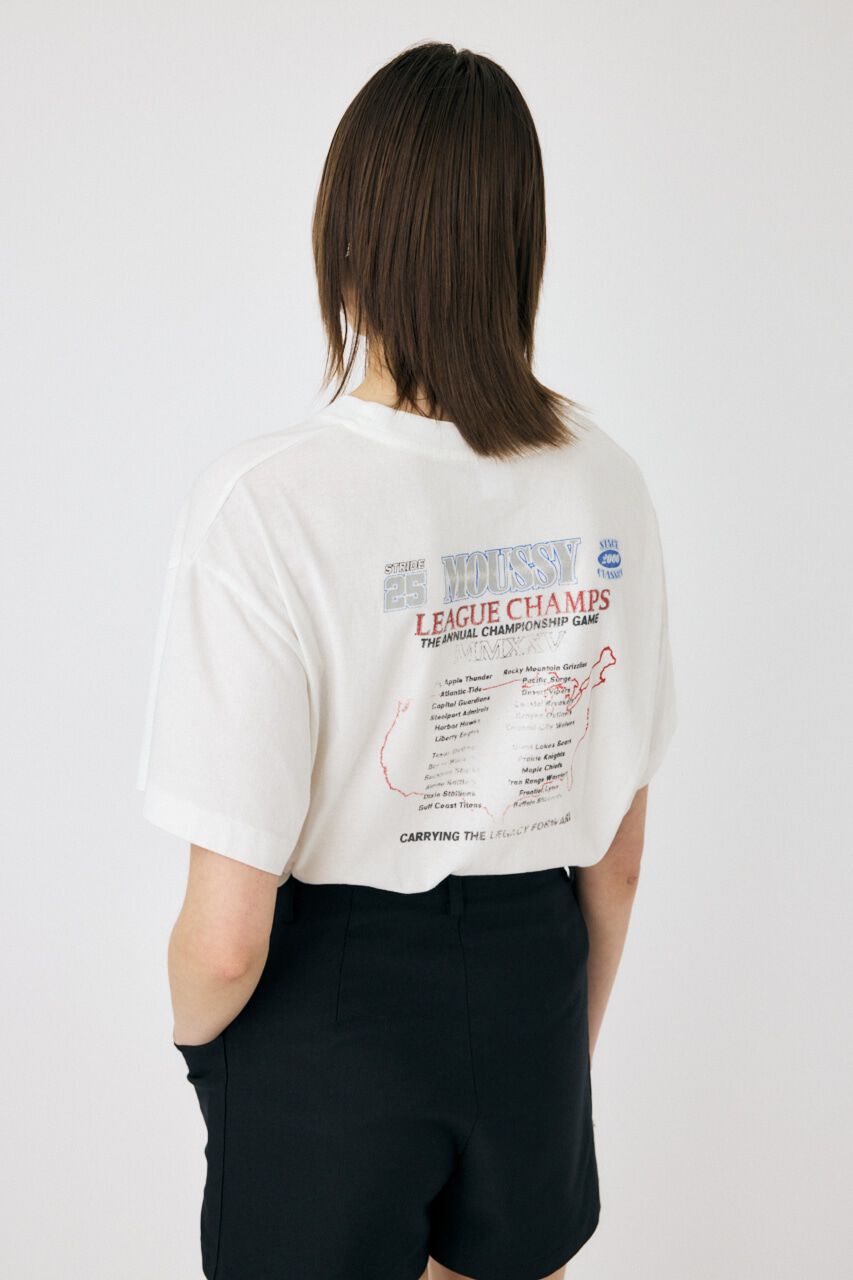 MOUSSY「MOUSSY LEAGUE CHAMPS 25 Tシャツ」|Tシャツ・カットソー|