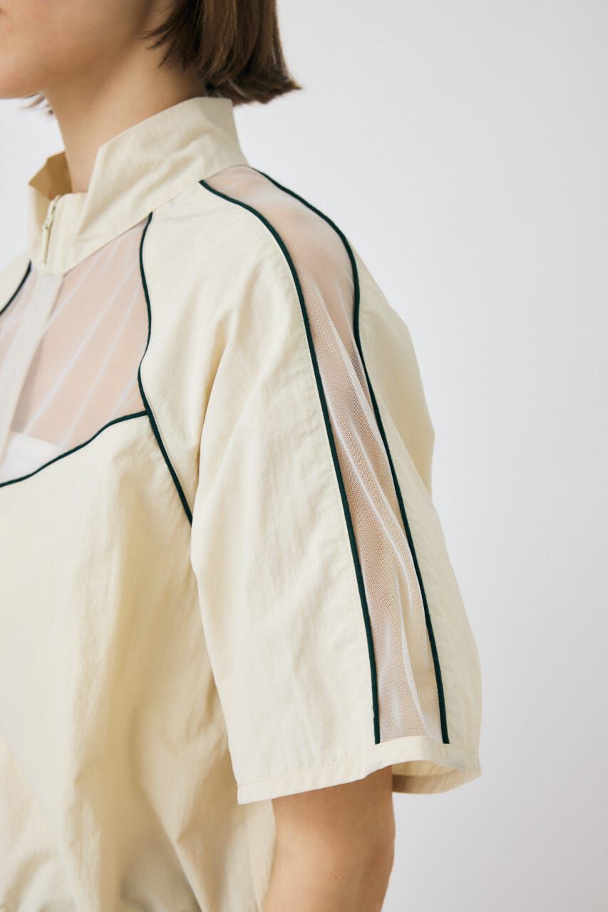 MOUSSY「PIPING HALF SLEEVE トラックジャケット」|その他|