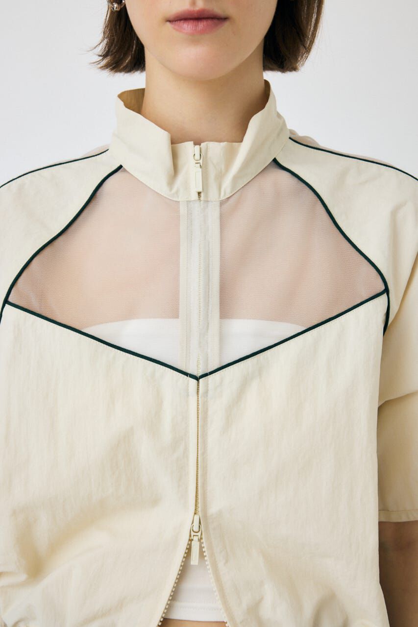 MOUSSY「PIPING HALF SLEEVE トラックジャケット」|その他|