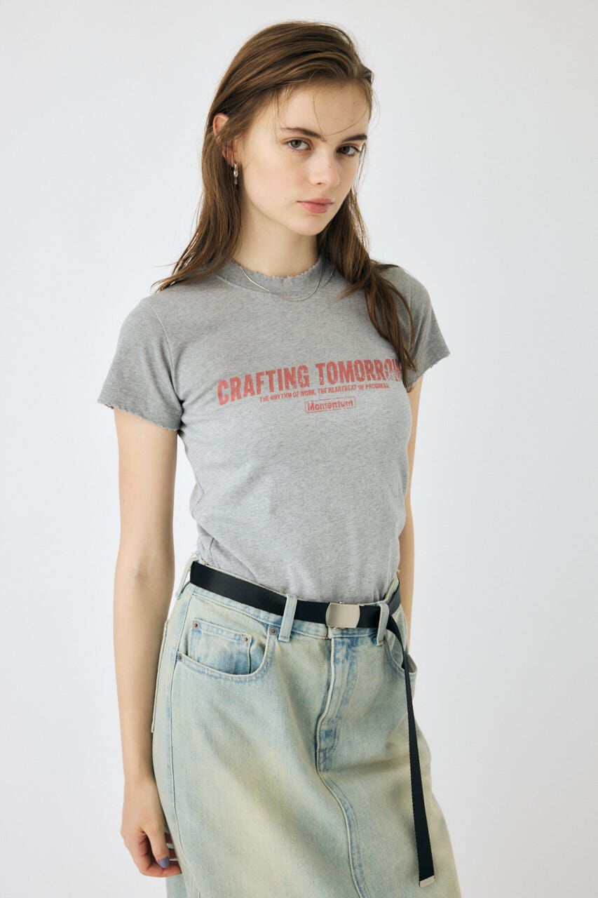 MOUSSY「FADED ロゴ TEE」|Tシャツ・カットソー|