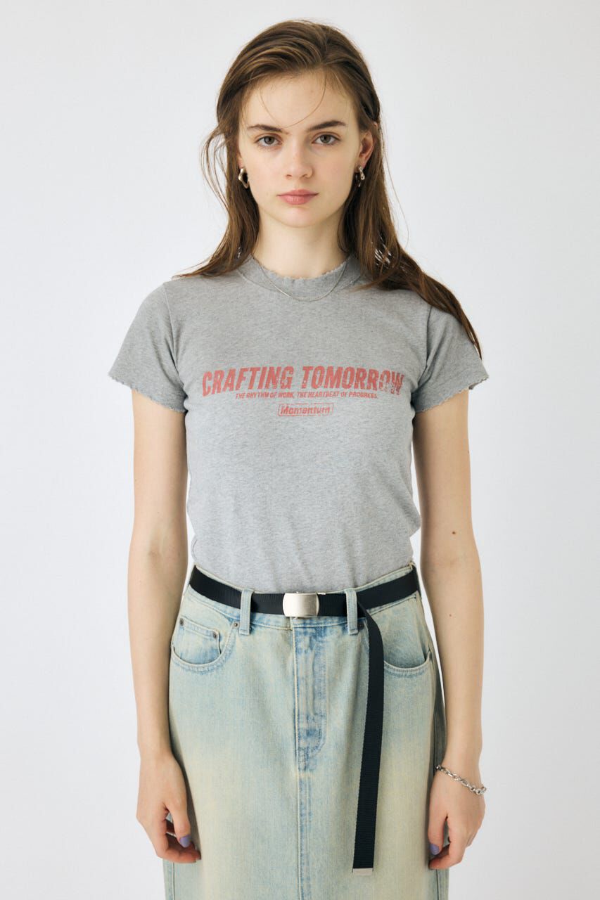 MOUSSY「FADED ロゴ TEE」|Tシャツ・カットソー|