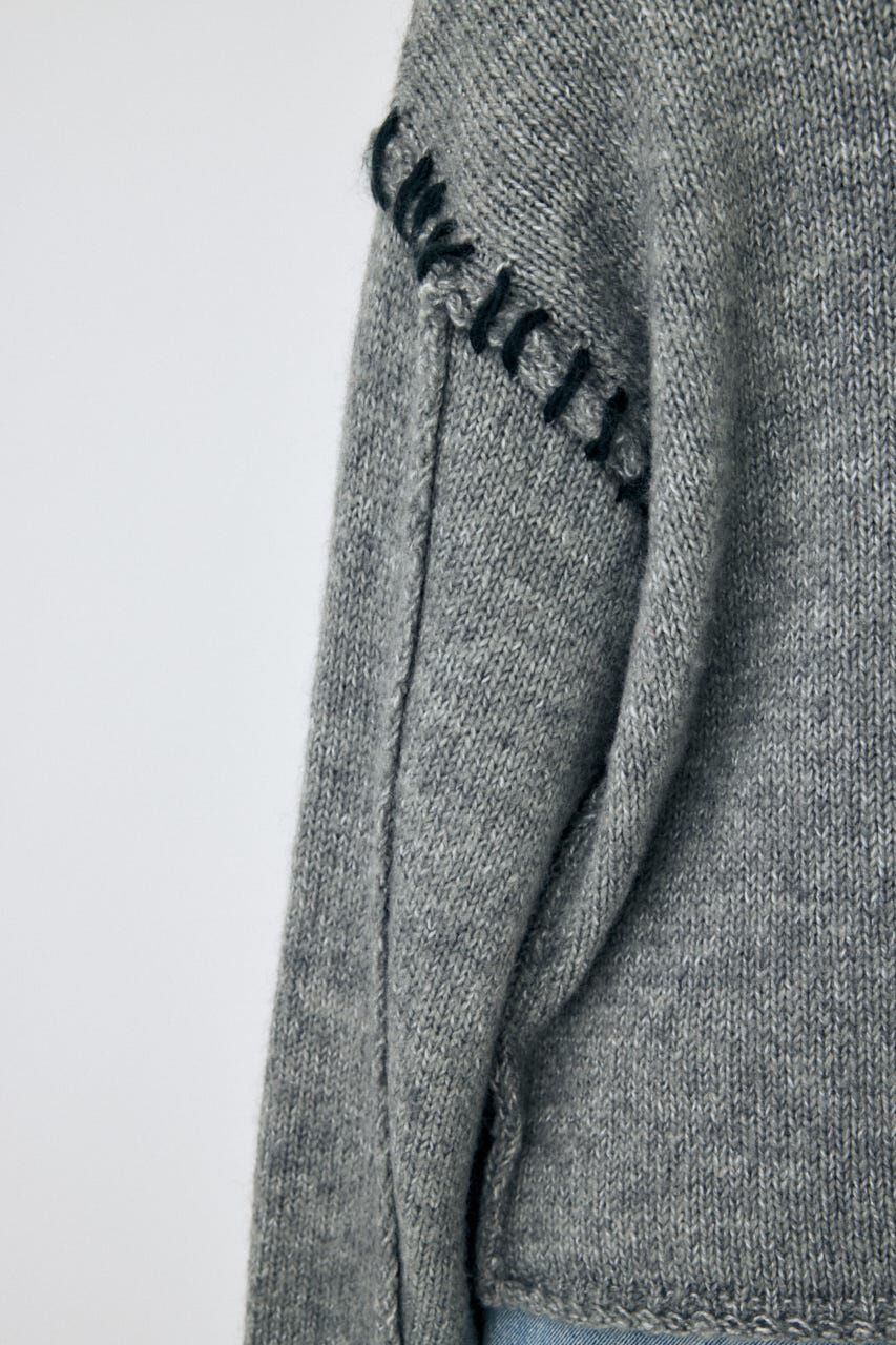 MOUSSY「KNITTED WORDS セーター」|ニット・セーター|