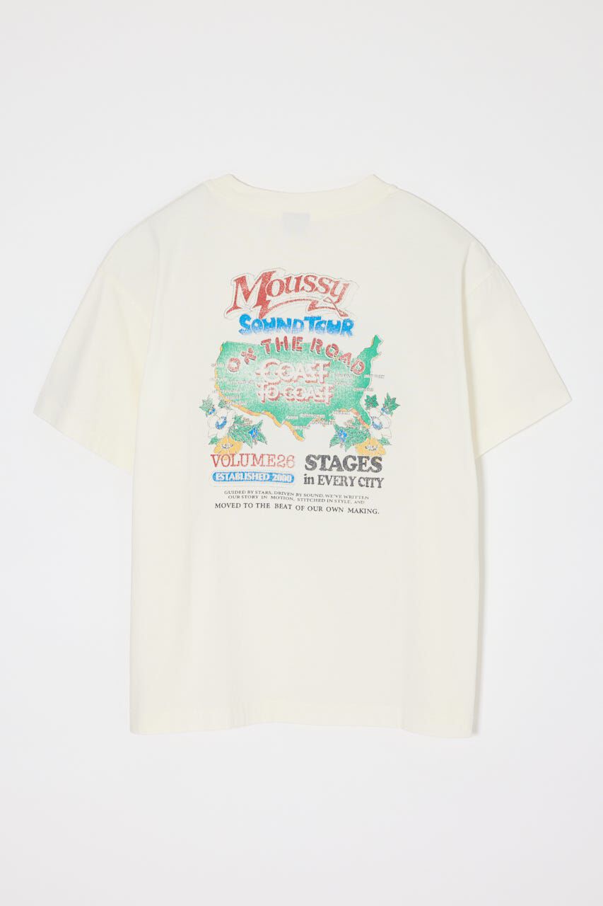 MOUSSY「MOUSSY VOL26 TOUR TEE」|Tシャツ・カットソー|