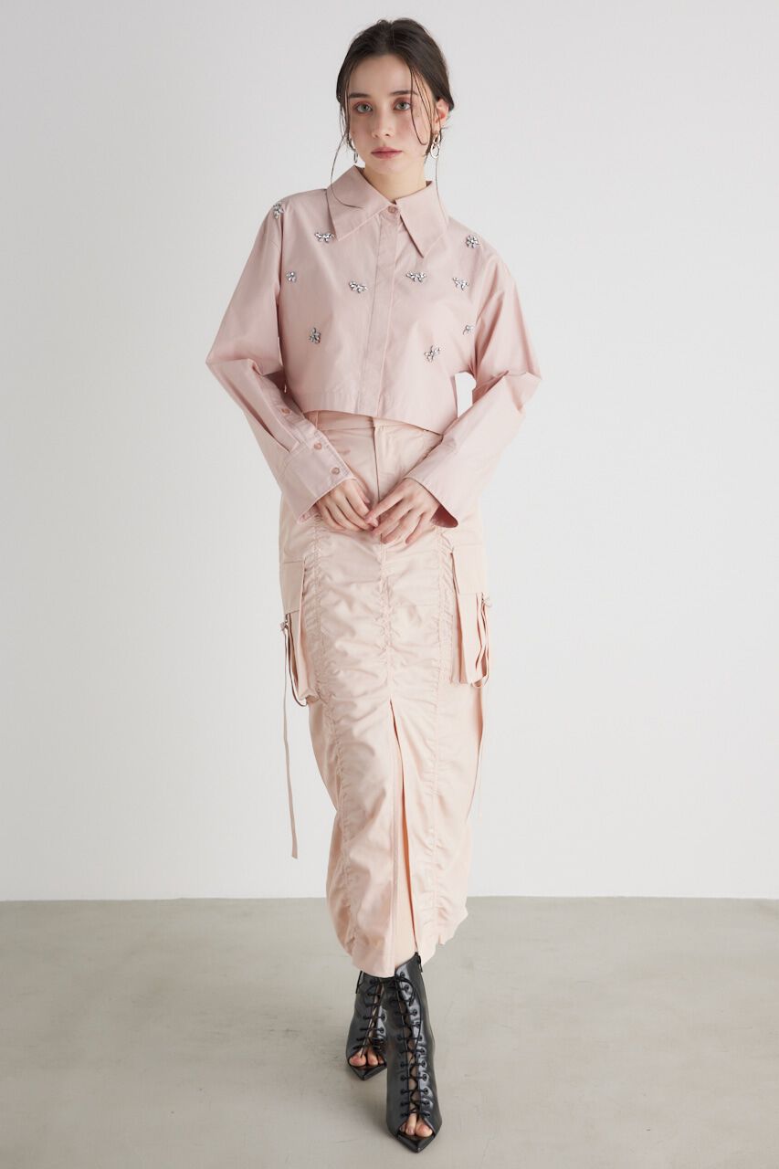 rienda「カーゴIラインJ/W SK」|スカート|PNK