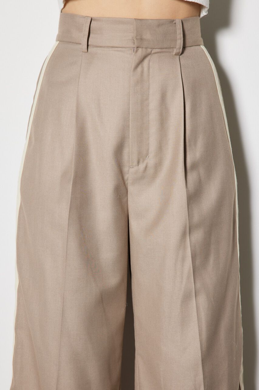 rienda「サイドWラインジャストウエスト パンツ」|その他|